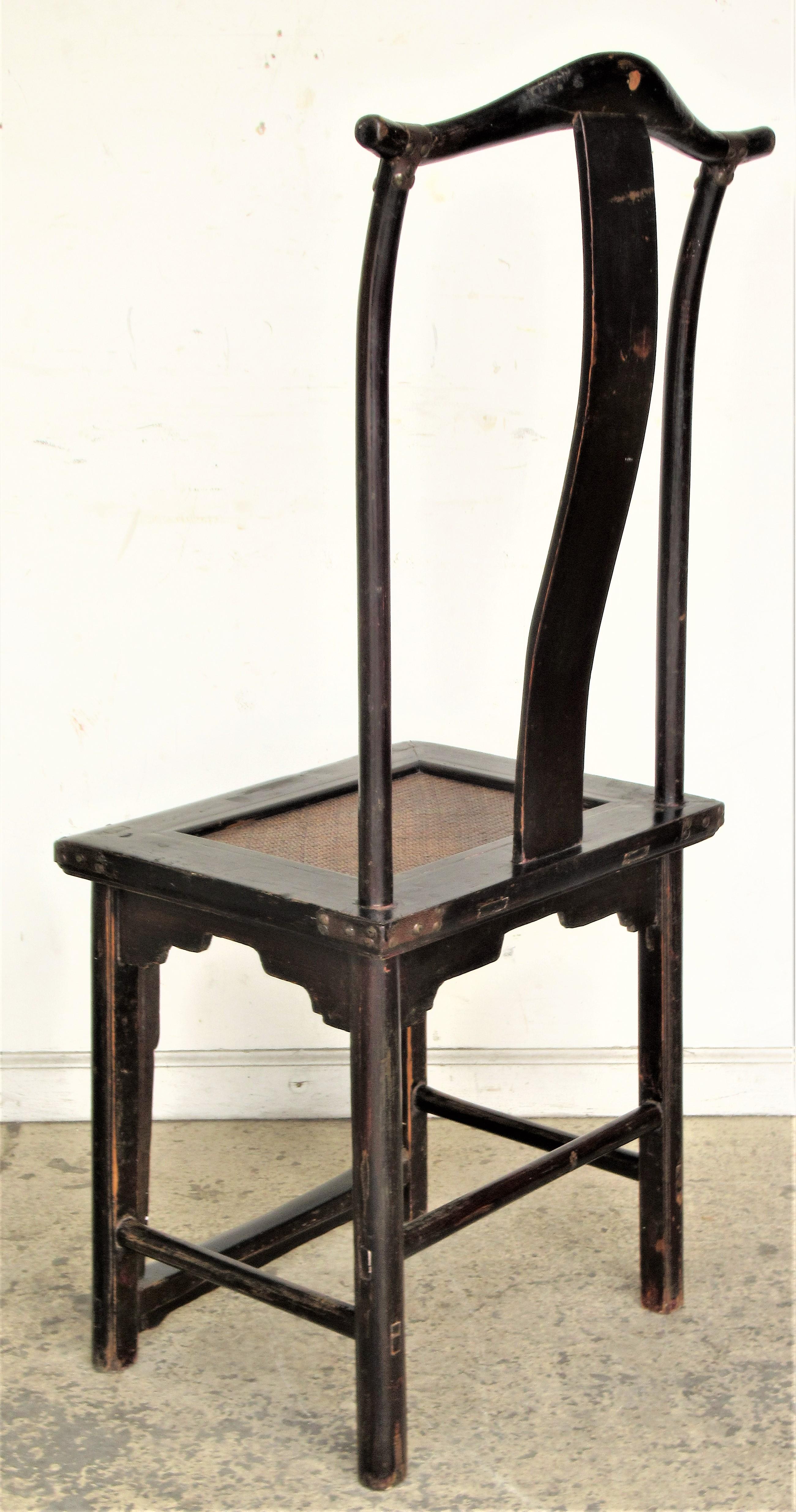 19th Century Chinese Classic Yoke Back Chair 5