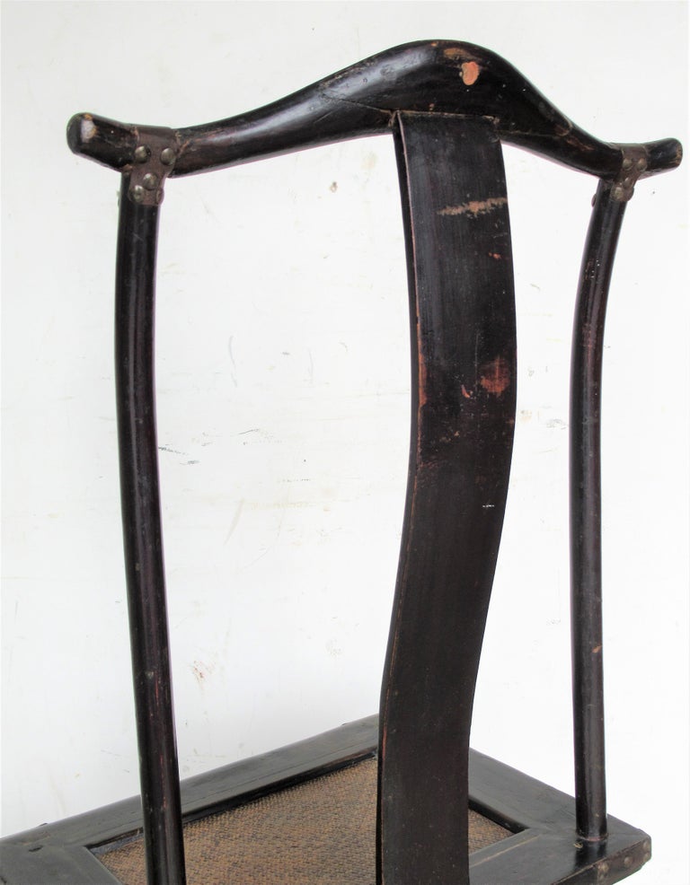 19th Century Chinese Classic Yoke Back Chair For Sale 9