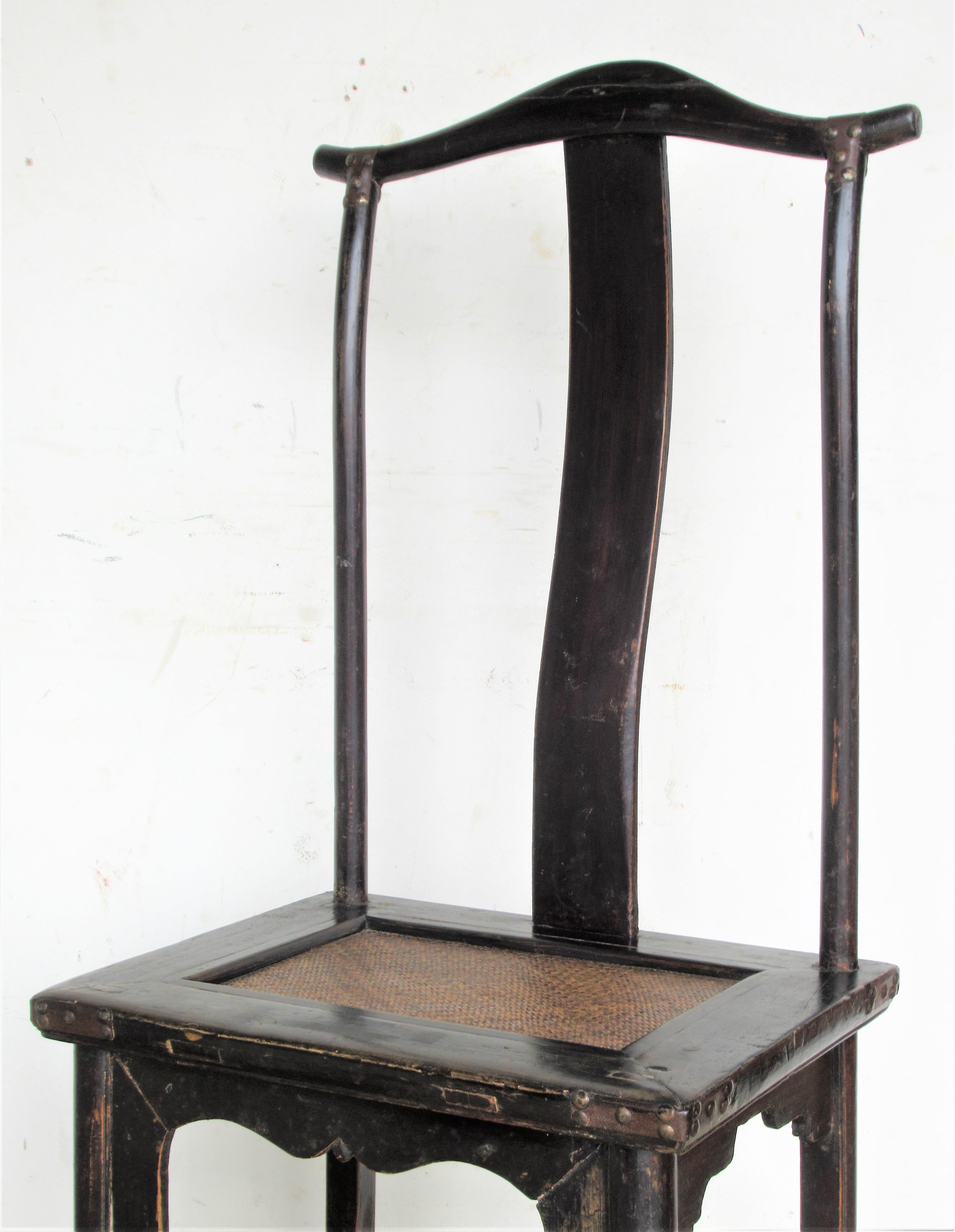19th Century Chinese Classic Yoke Back Chair 12