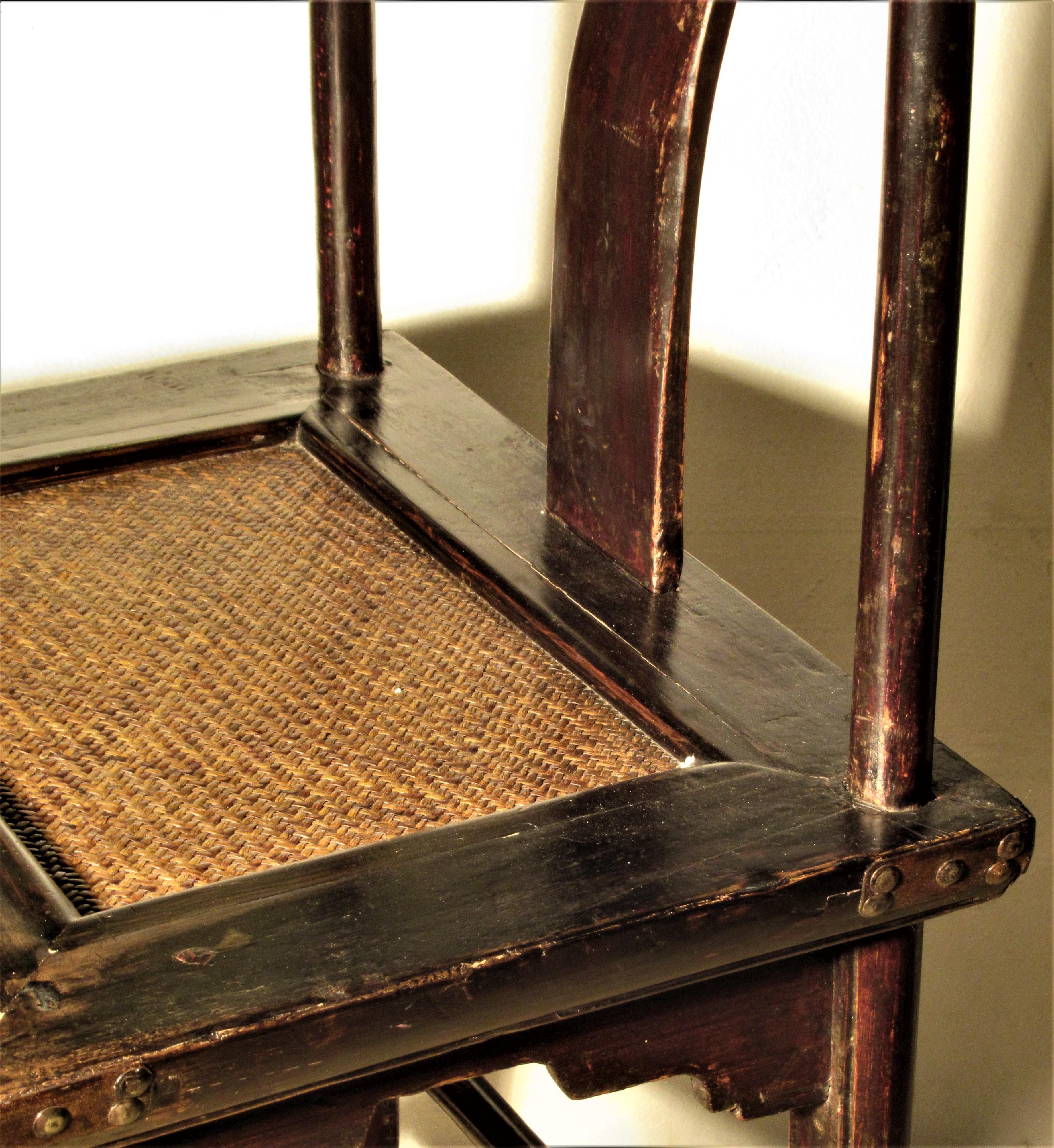 19th Century Chinese Classic Yoke Back Chair 1
