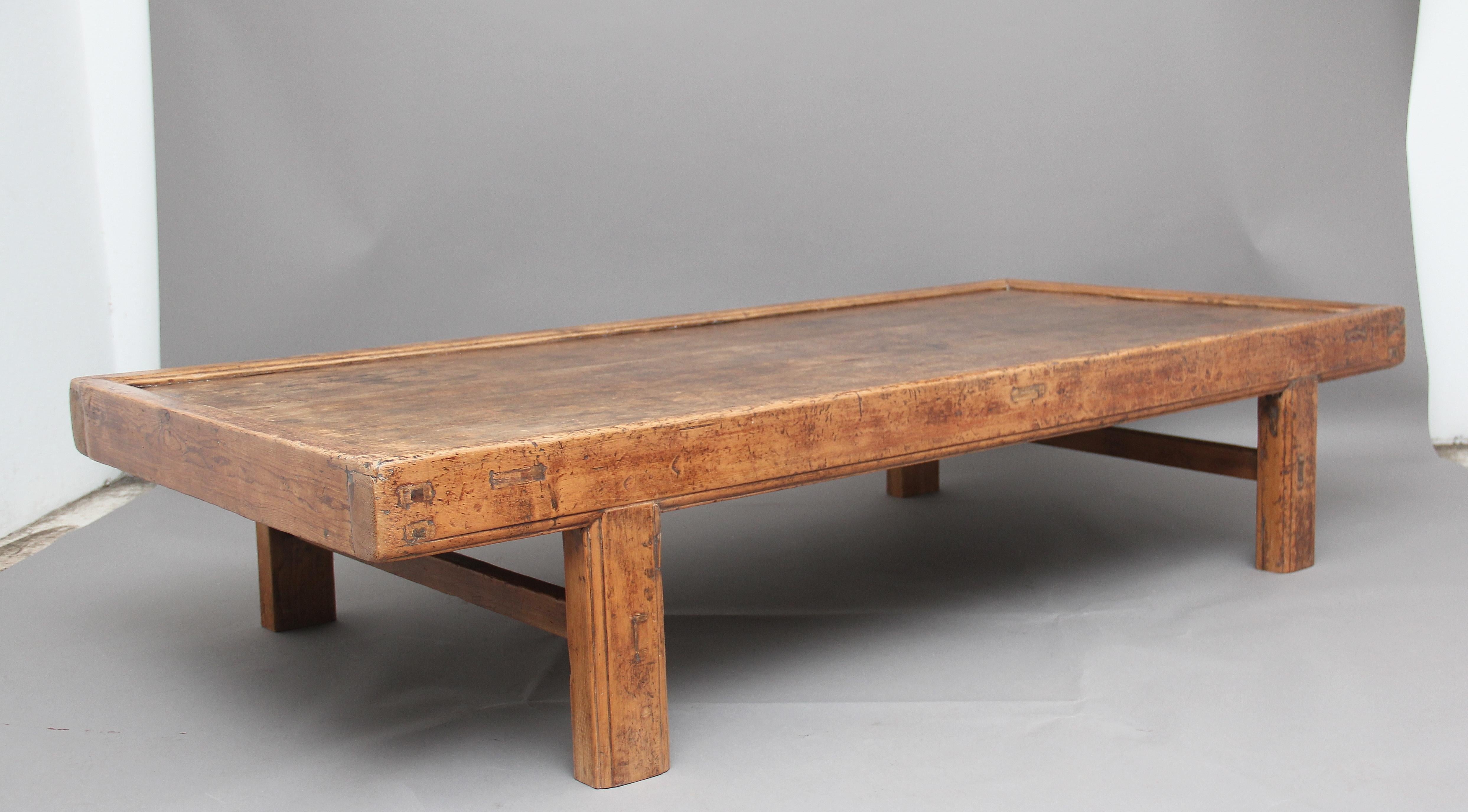 Pine 19th Century Chinese Coffee Table