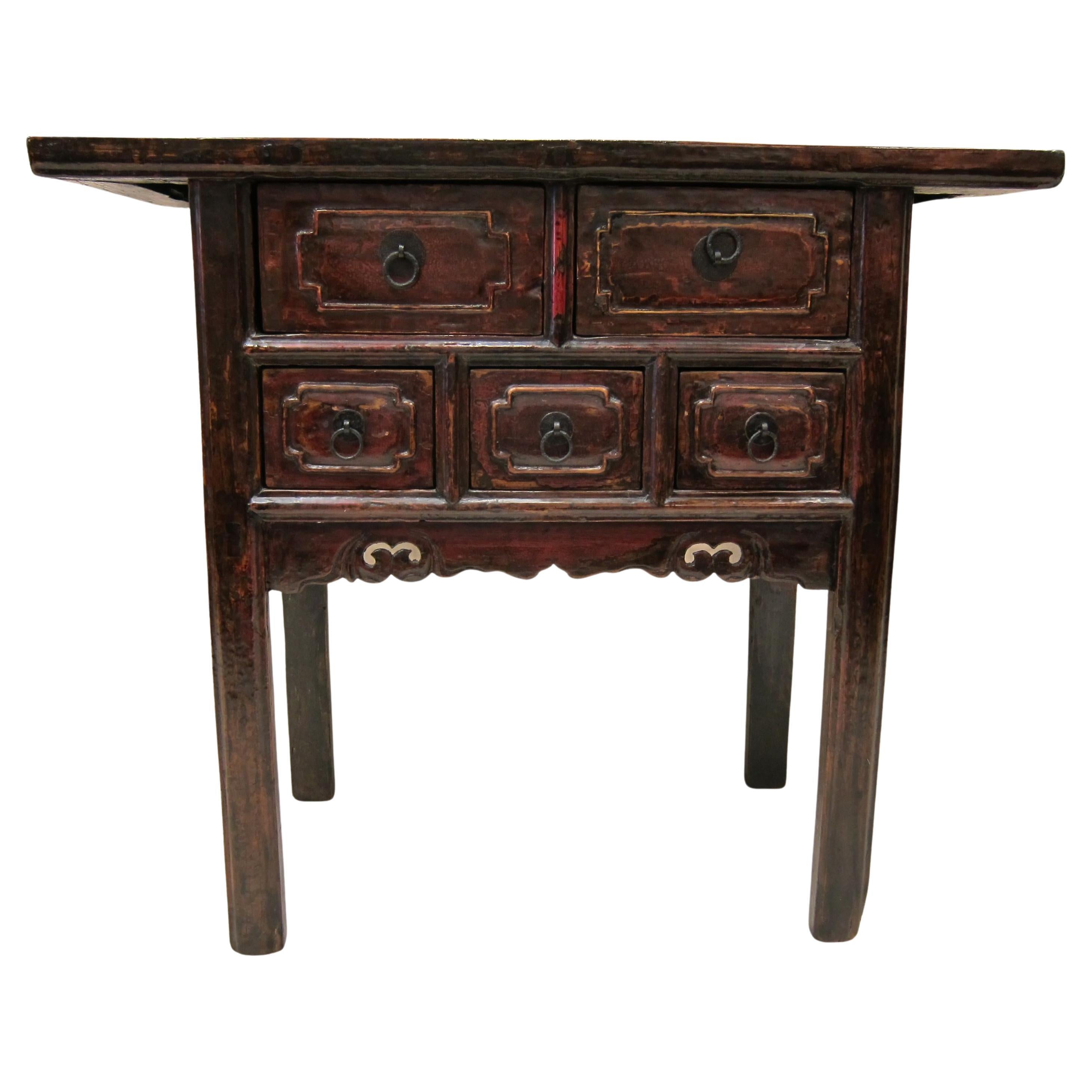 19th Century Rustic Console Table
