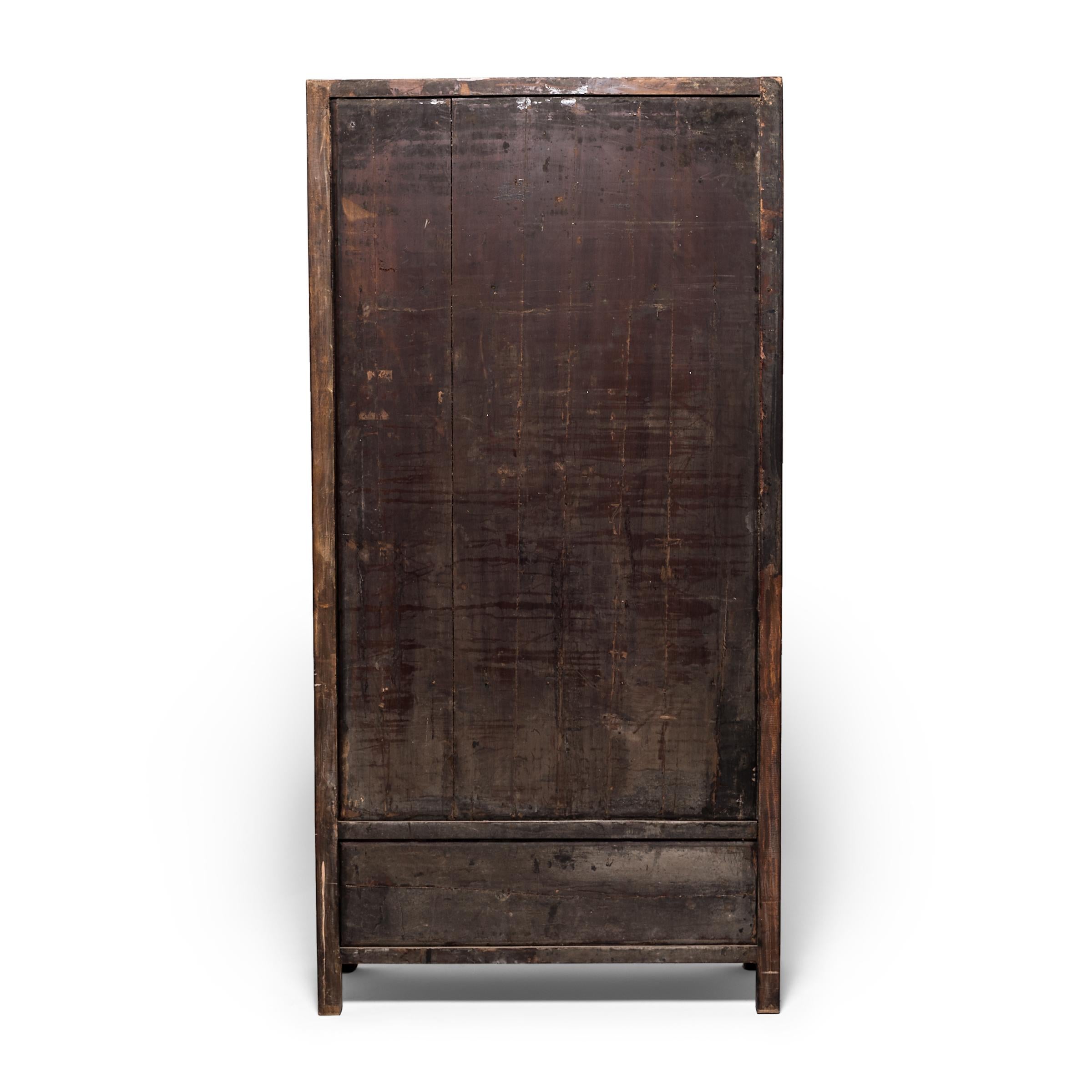 Chinese Convertible Cedar Book Cabinet, c. 1850 1