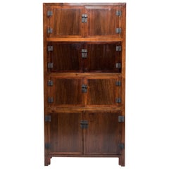 Chinese Convertible Cedar Book Cabinet, c. 1850