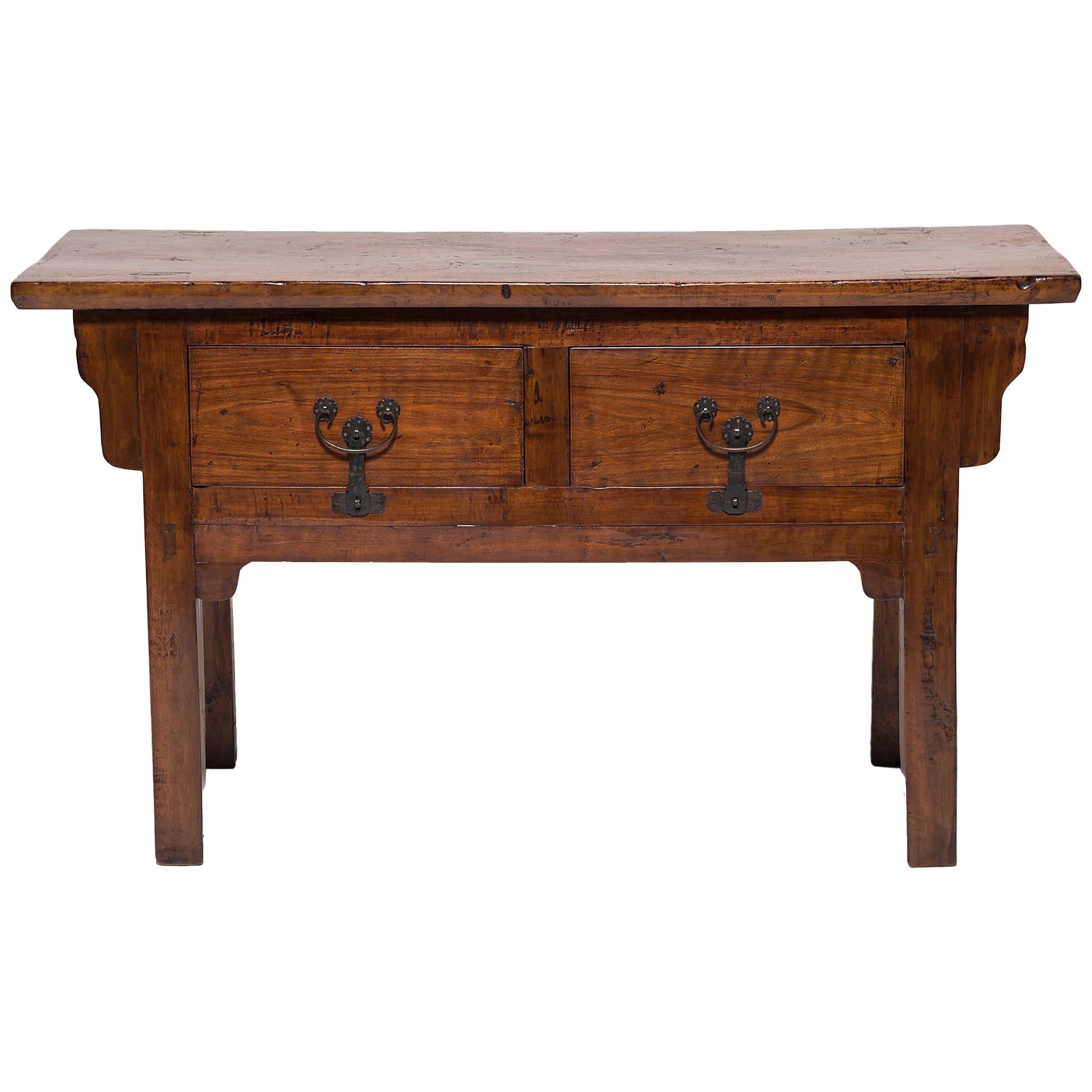 19th Century Chinese Courtyard Console Table