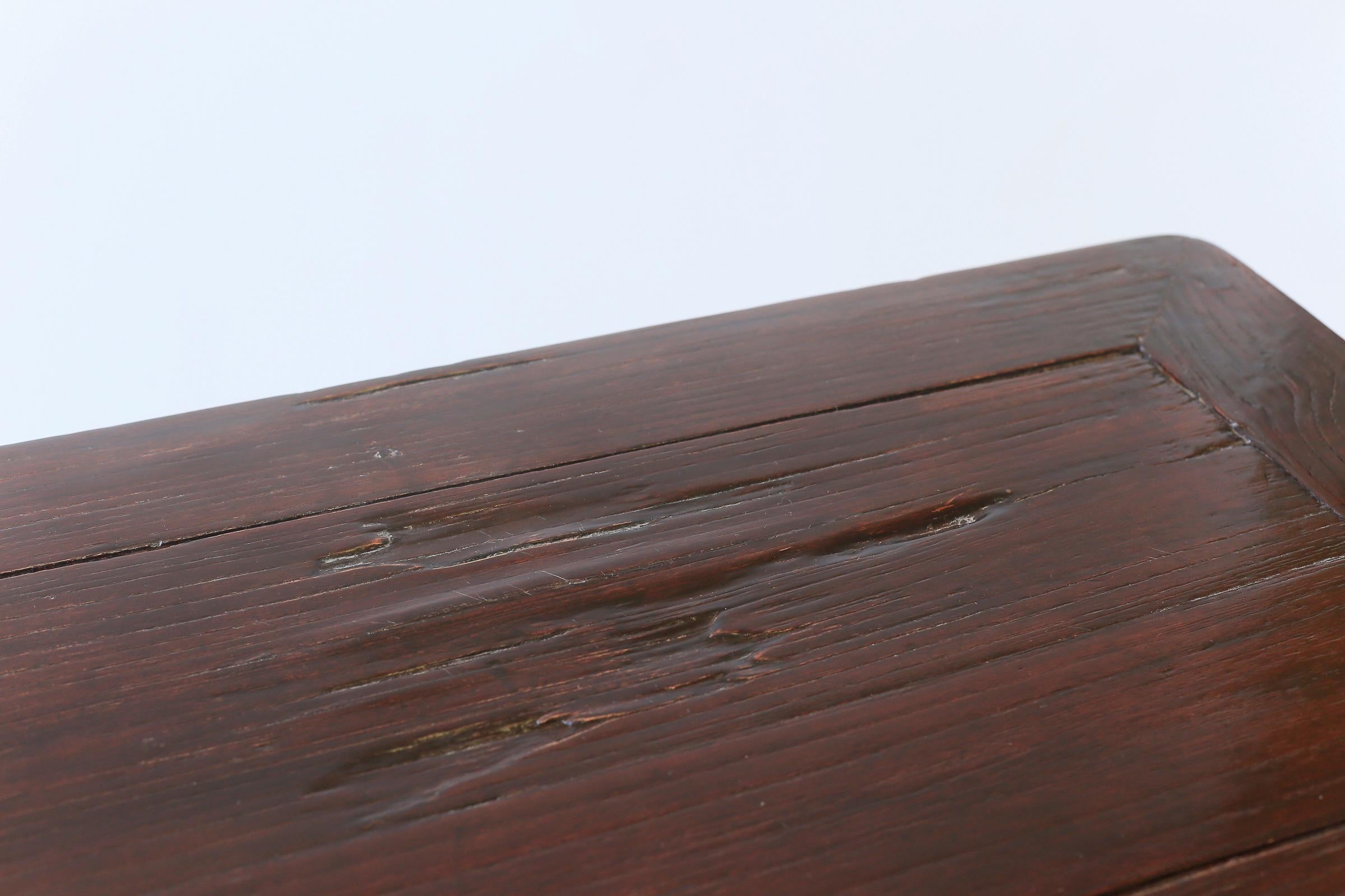 19th century Chinese Dark Hardwood Console table For Sale 2