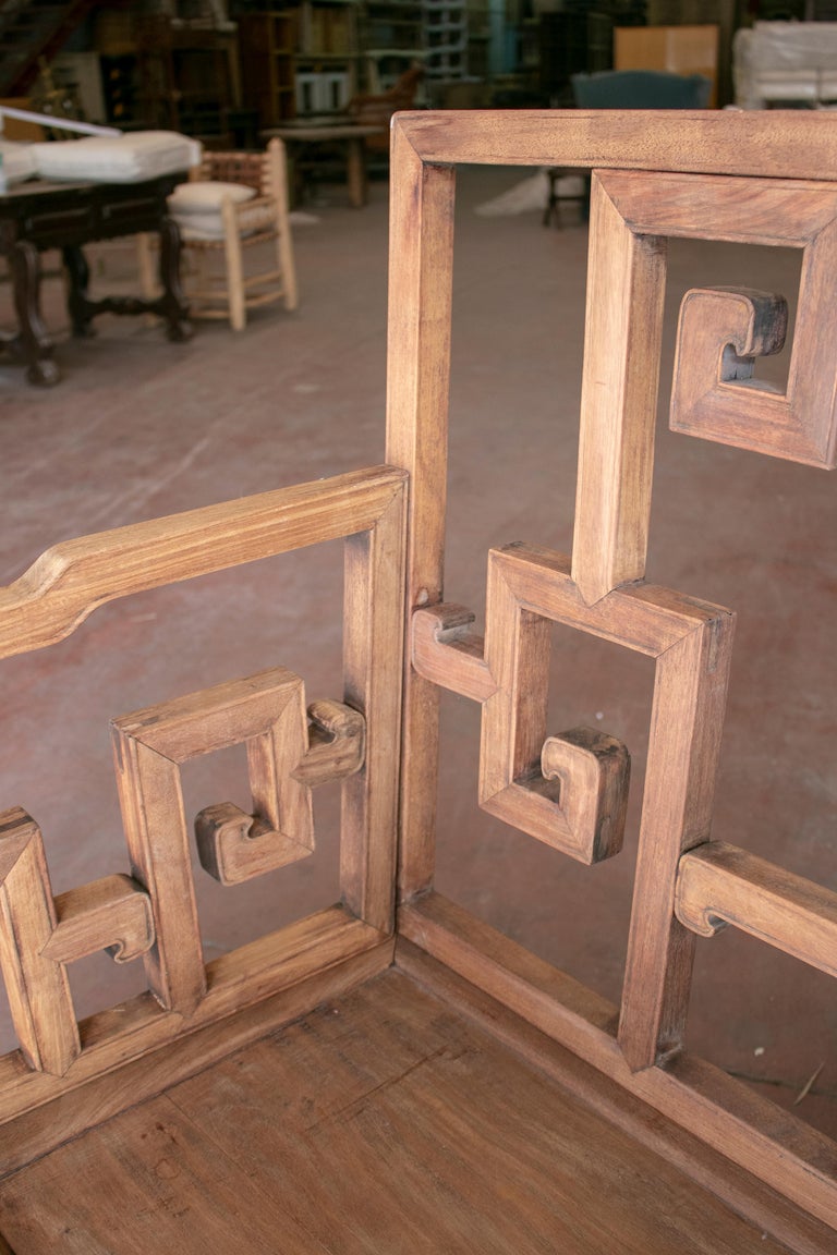 19th Century Chinese Detachable Rosewood Seating Bench For Sale at