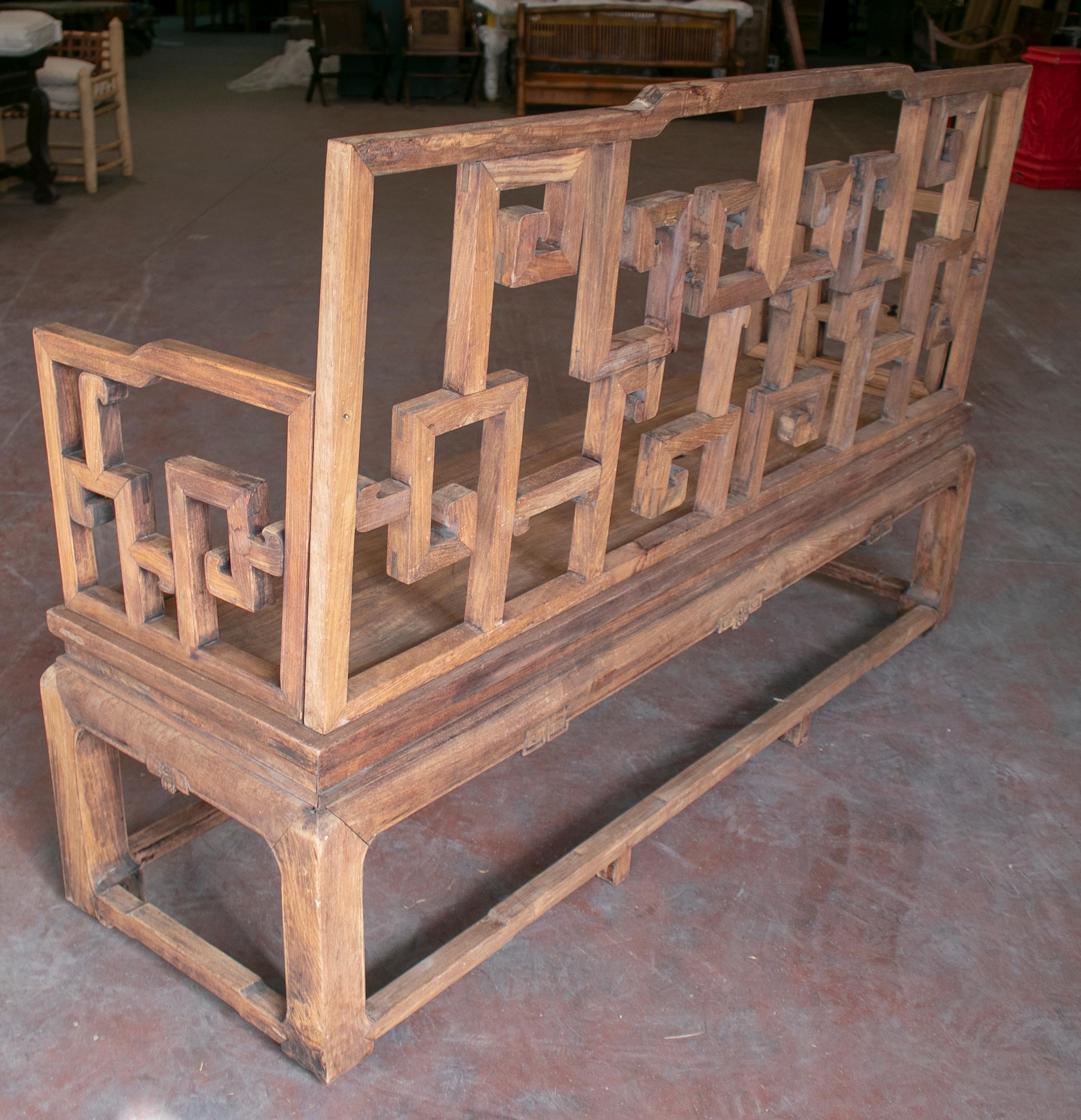 chinese garden bench