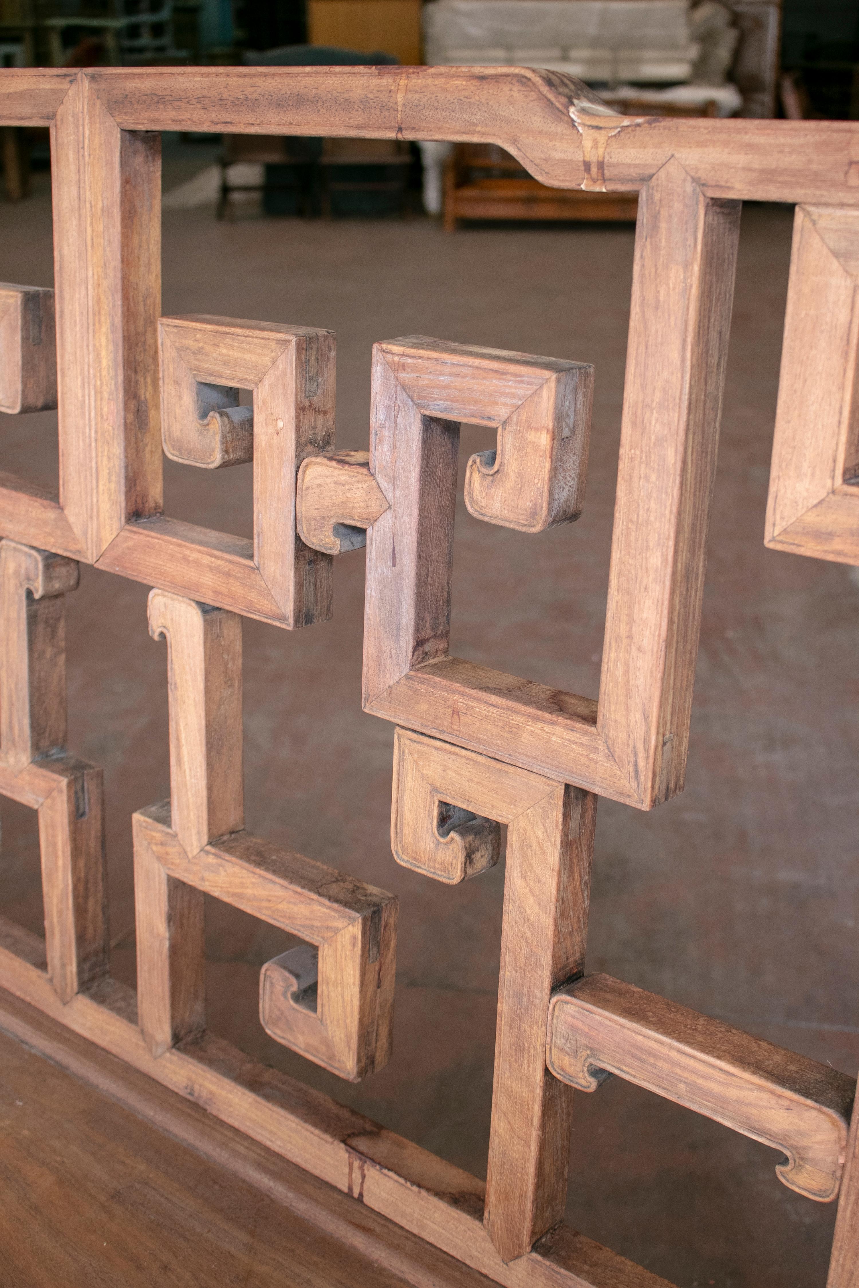 19th Century Chinese Detachable Rosewood Seating Bench For Sale 2