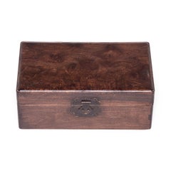 19th Century Chinese Elegant Huali Lock Box