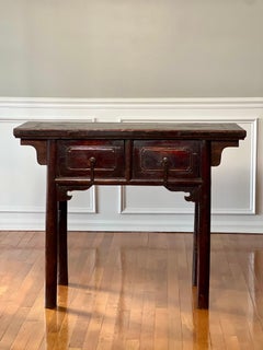 19th Century Chinese Elm Altar Table