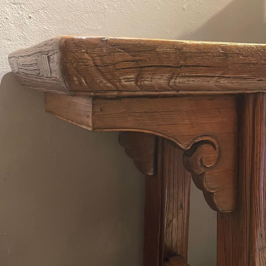 19th Century Chinese Elm Altar Table For Sale 3