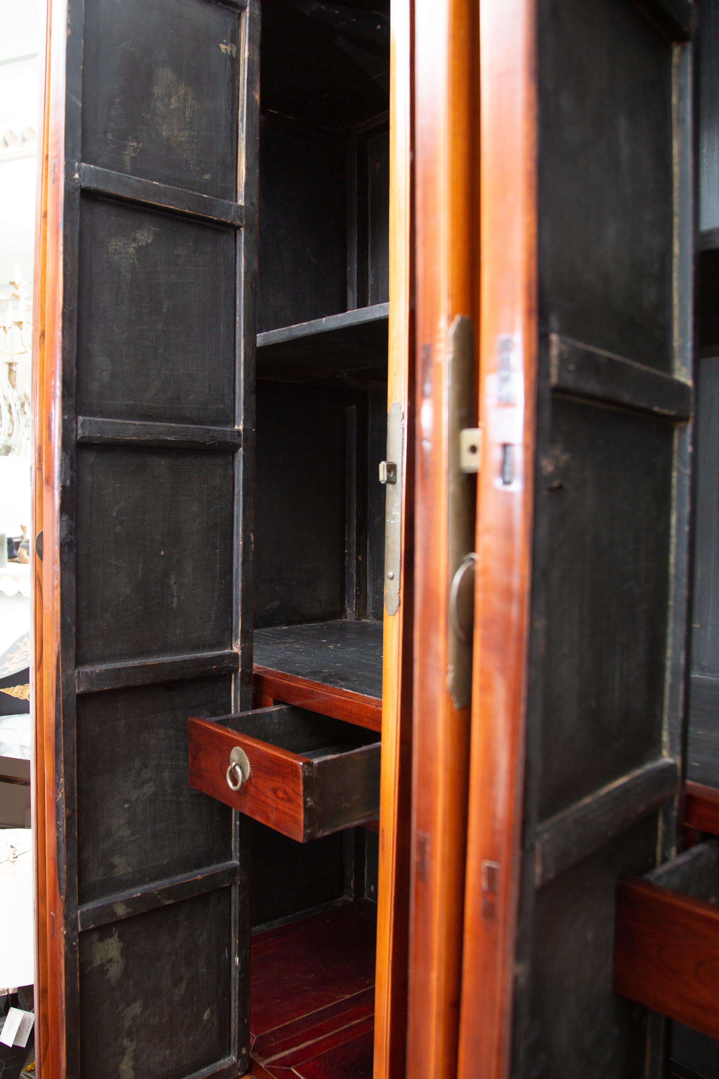 19th Century Chinese Elm Cabinet 1