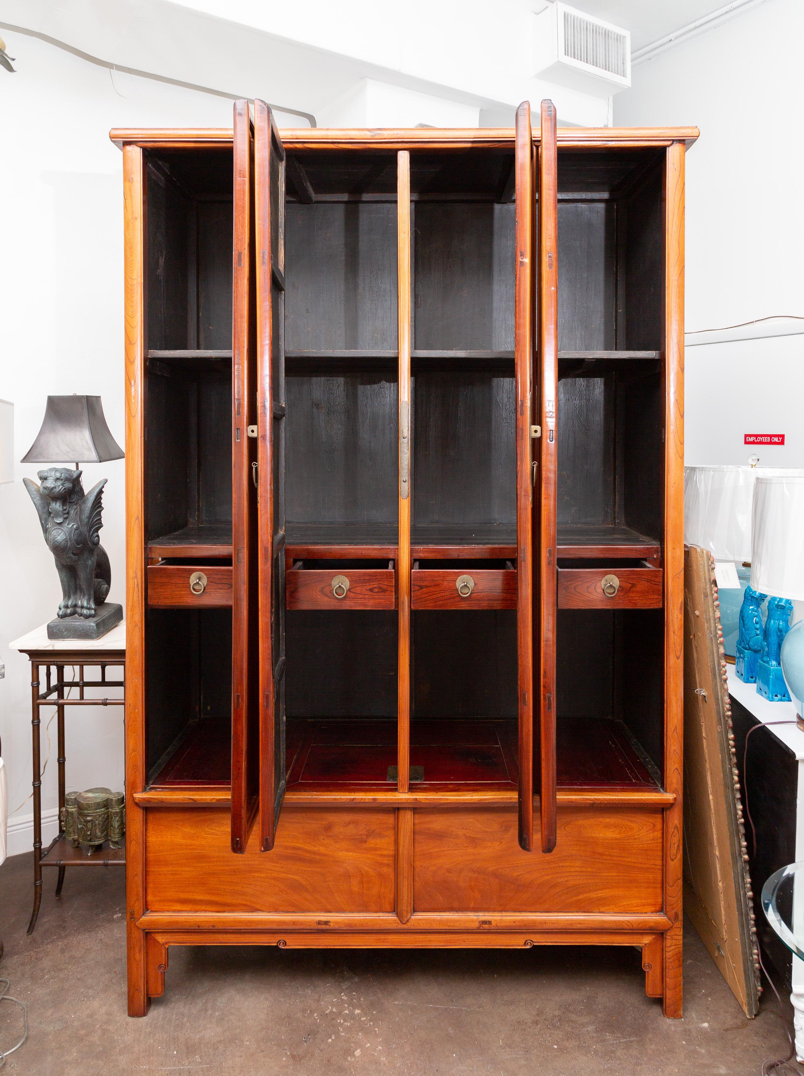 19th Century Chinese Elm Cabinet 2