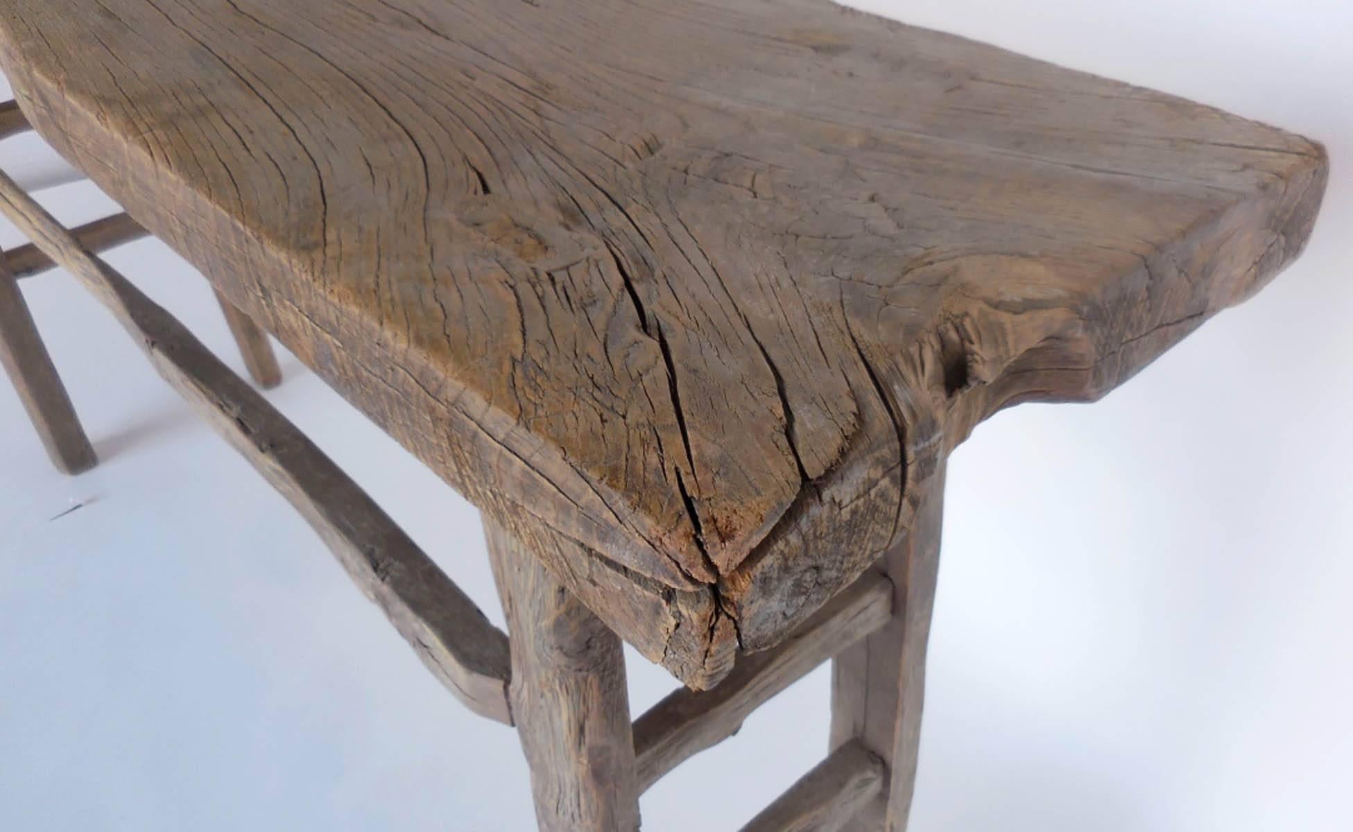19th Century Chinese Elm Console 3