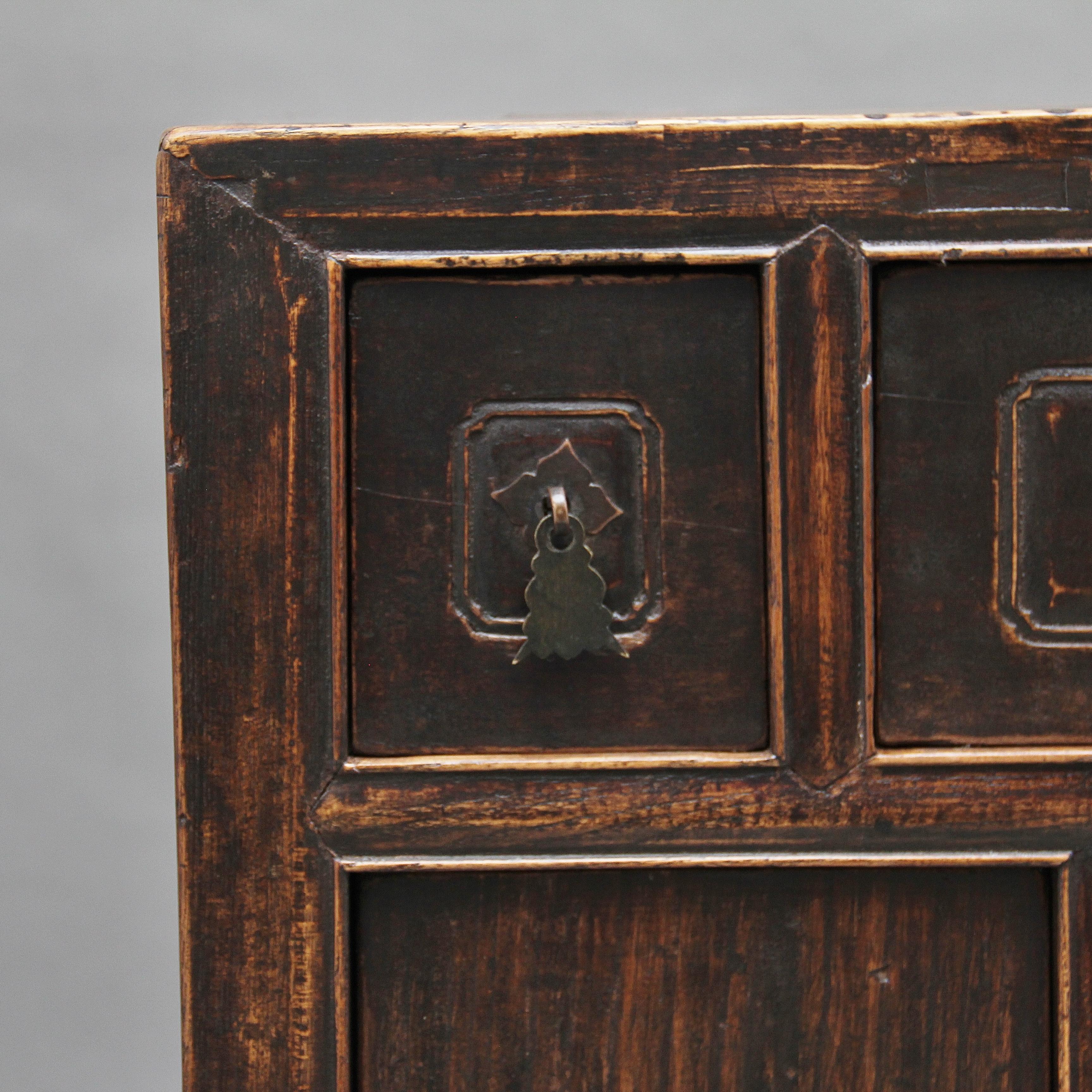 19th Century Chinese Elm Dresser 6