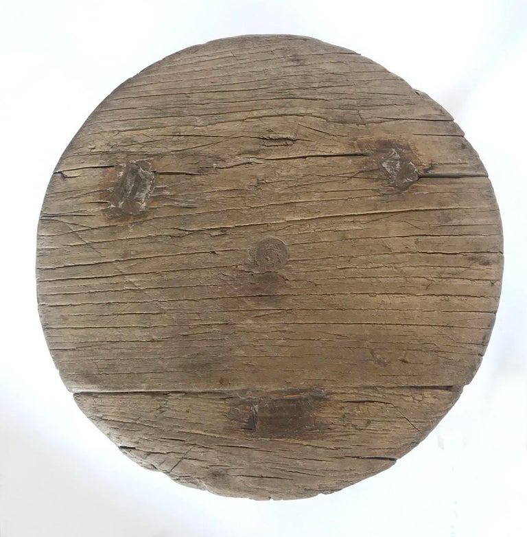 19th Century Chinese Elm Stools For Sale at 1stDibs