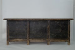 19th Century Chinese Elmwood Sideboard Cabinet