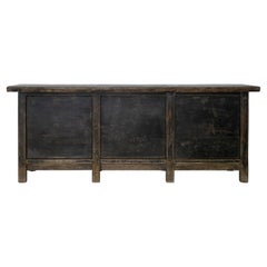 19th Century Chinese Elmwood Sideboard Cabinet
