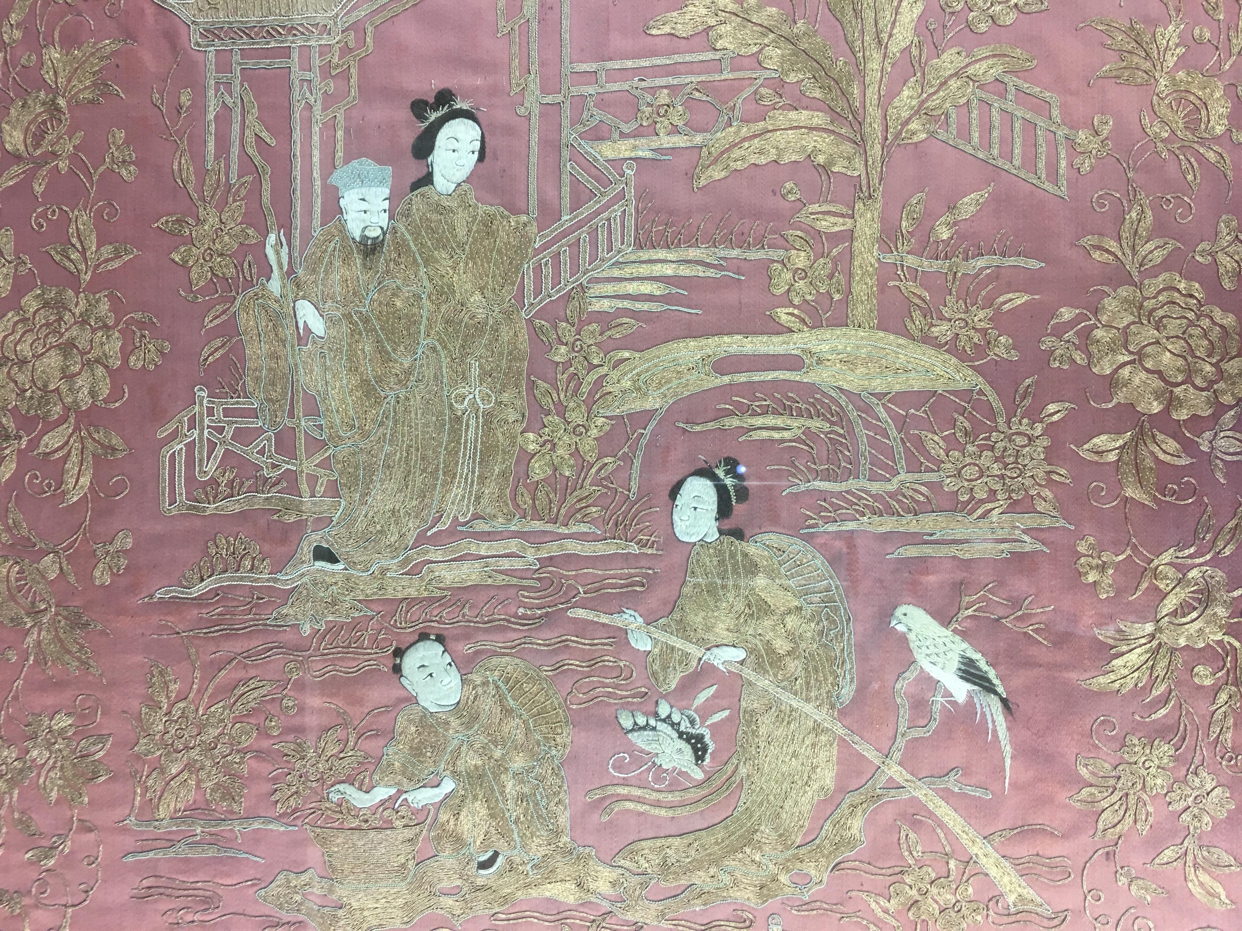 chinese silk tapestry