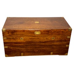 19th Century Chinese Export Camphor Wood Trunk Chest