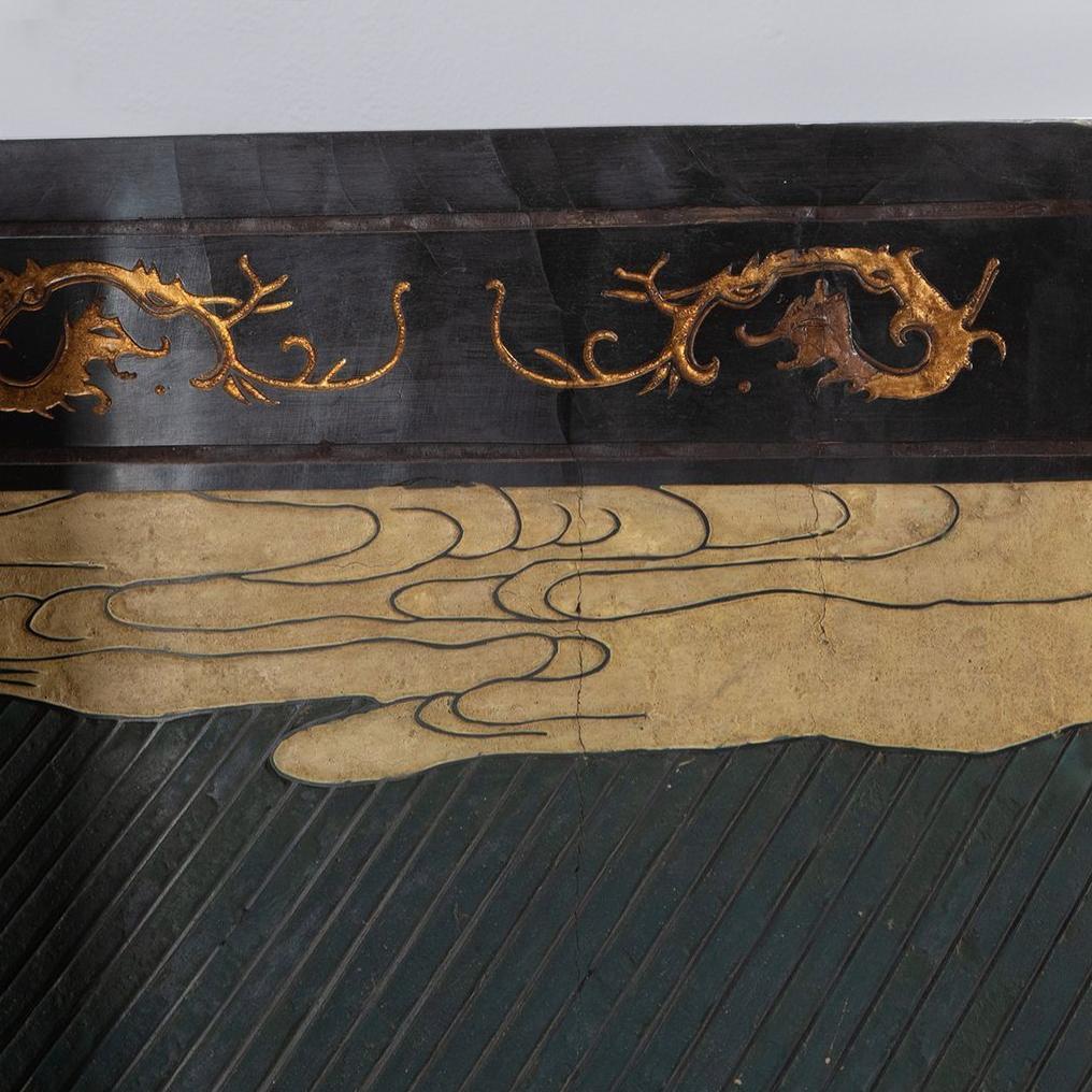 19th Century Chinese Export Coromandel Lacquer Eight-Fold Chinoiserie Screen 4