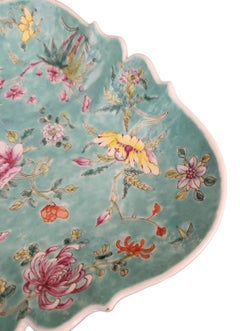 19th Century Chinese Export Footed Dish