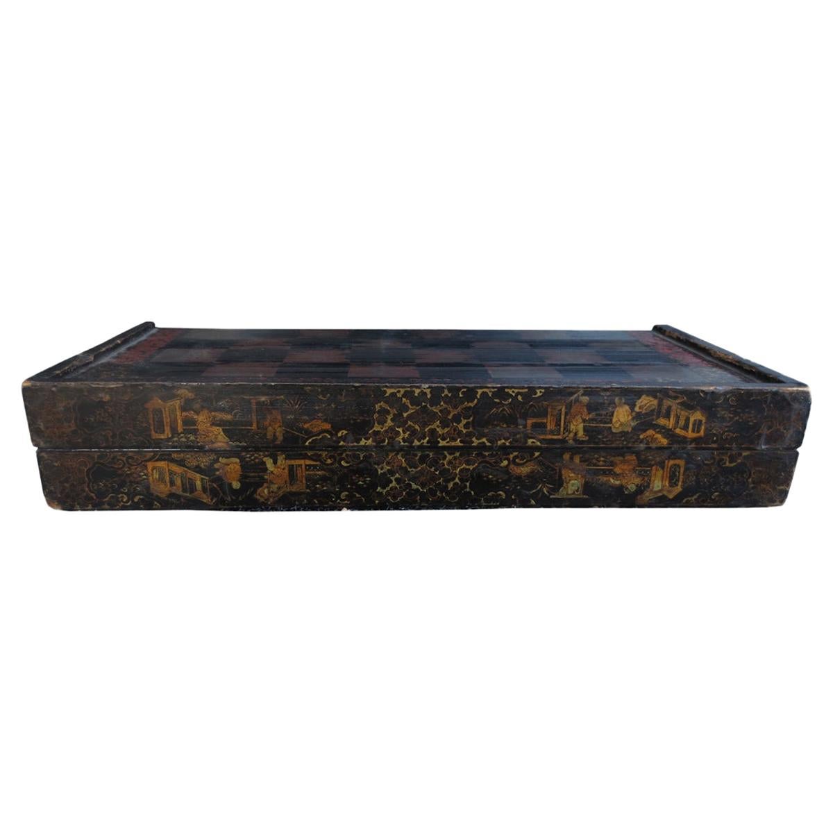 19th Century Chinese Export Game Box