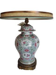 19th Century Chinese Export Ginger Jar Lamp