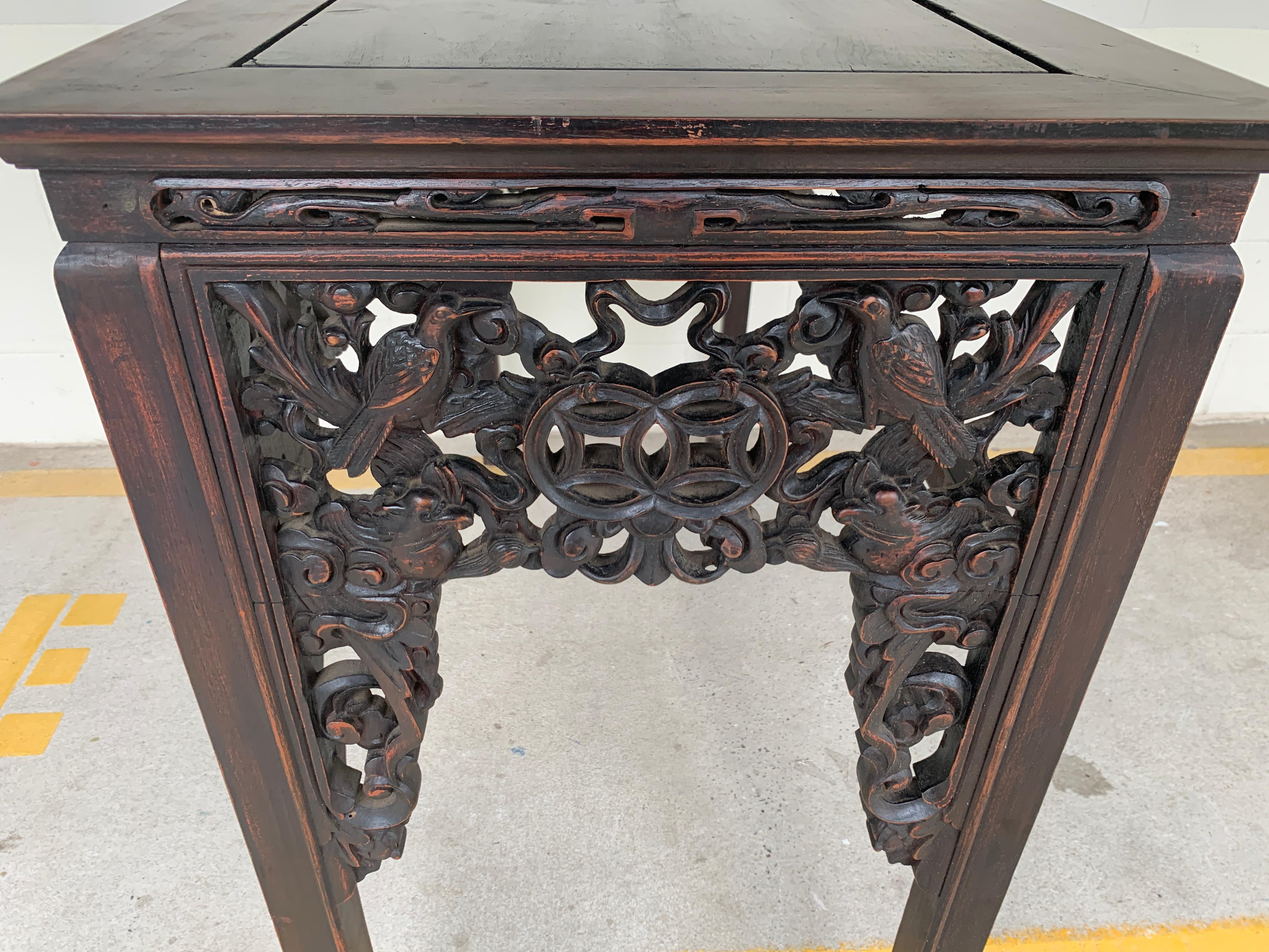 19th Century Chinese Export Hardwood Altar Table 6