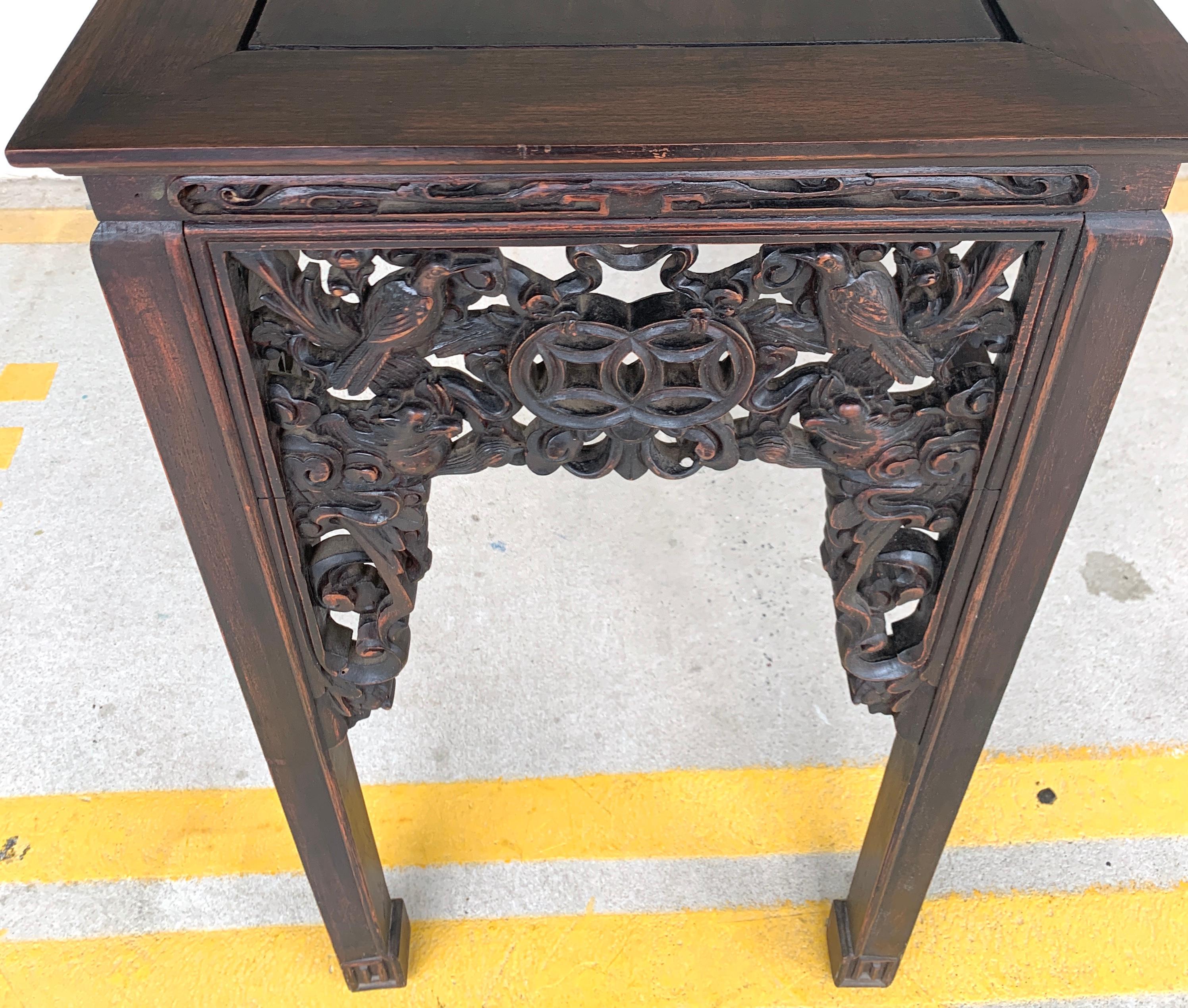 19th Century Chinese Export Hardwood Altar Table 5