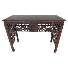 19th Century Chinese Export Hardwood Altar Table