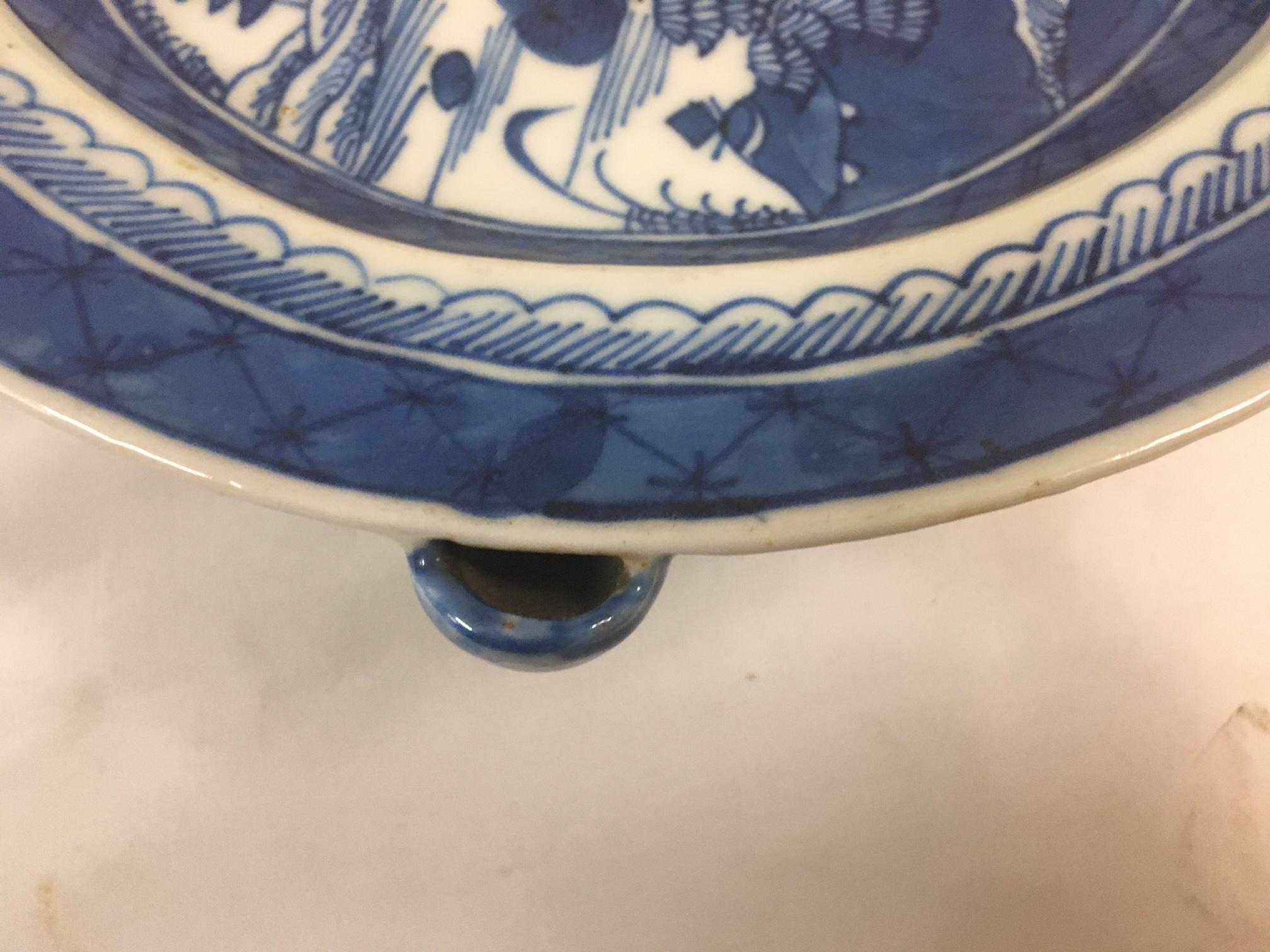 19th century Chinese Export Nanking Warming Plate For Sale 1