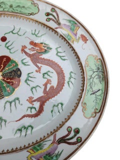 19th Century Chinese Export Oval Platter