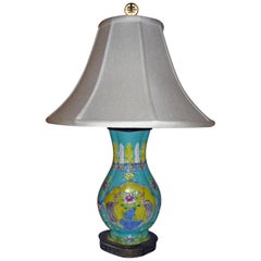 19th Century Chinese Export Royal Crane Vase Table Lamp