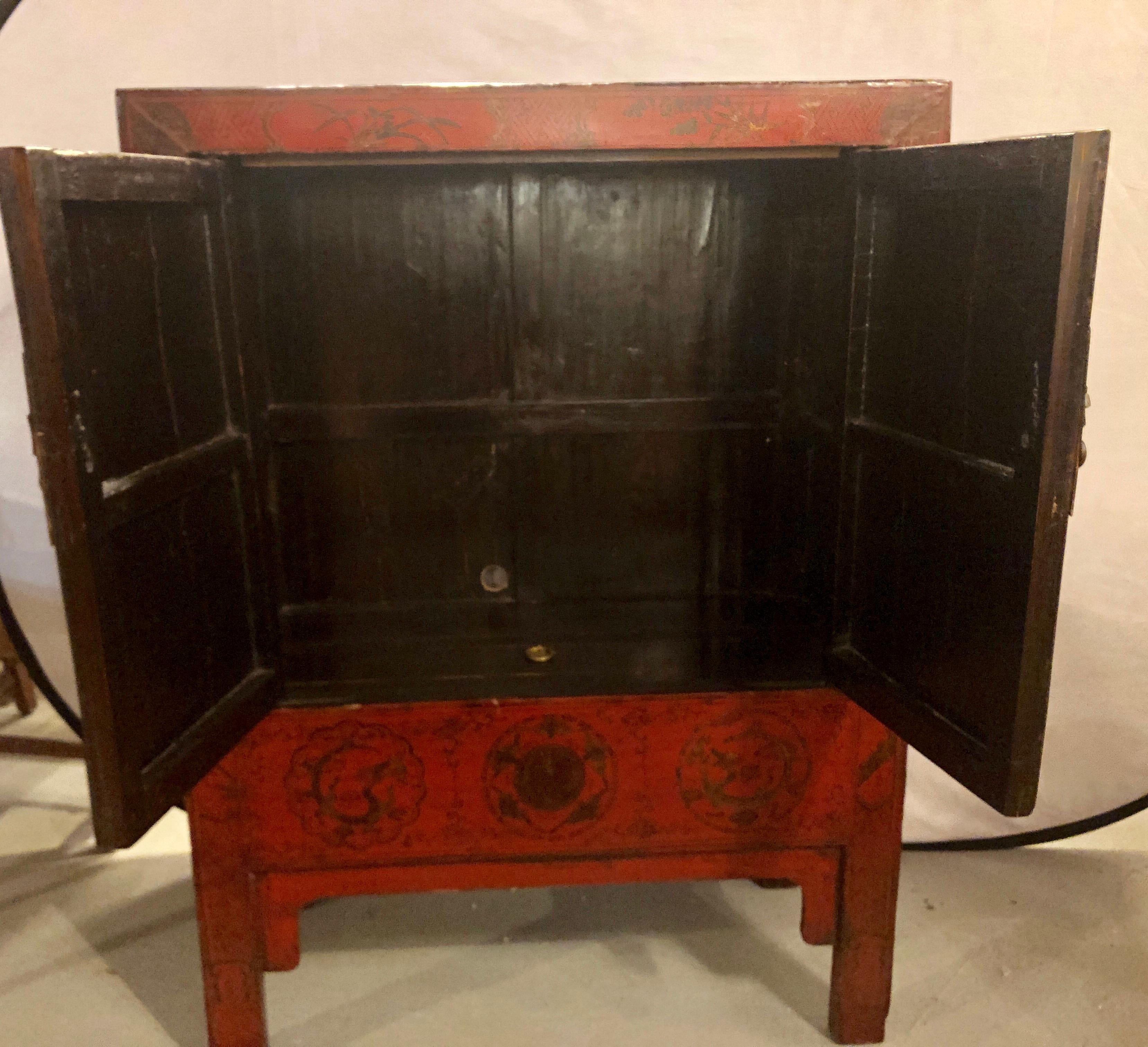 19th Century Chinese Export Two-Door Commode or Cabinet 5
