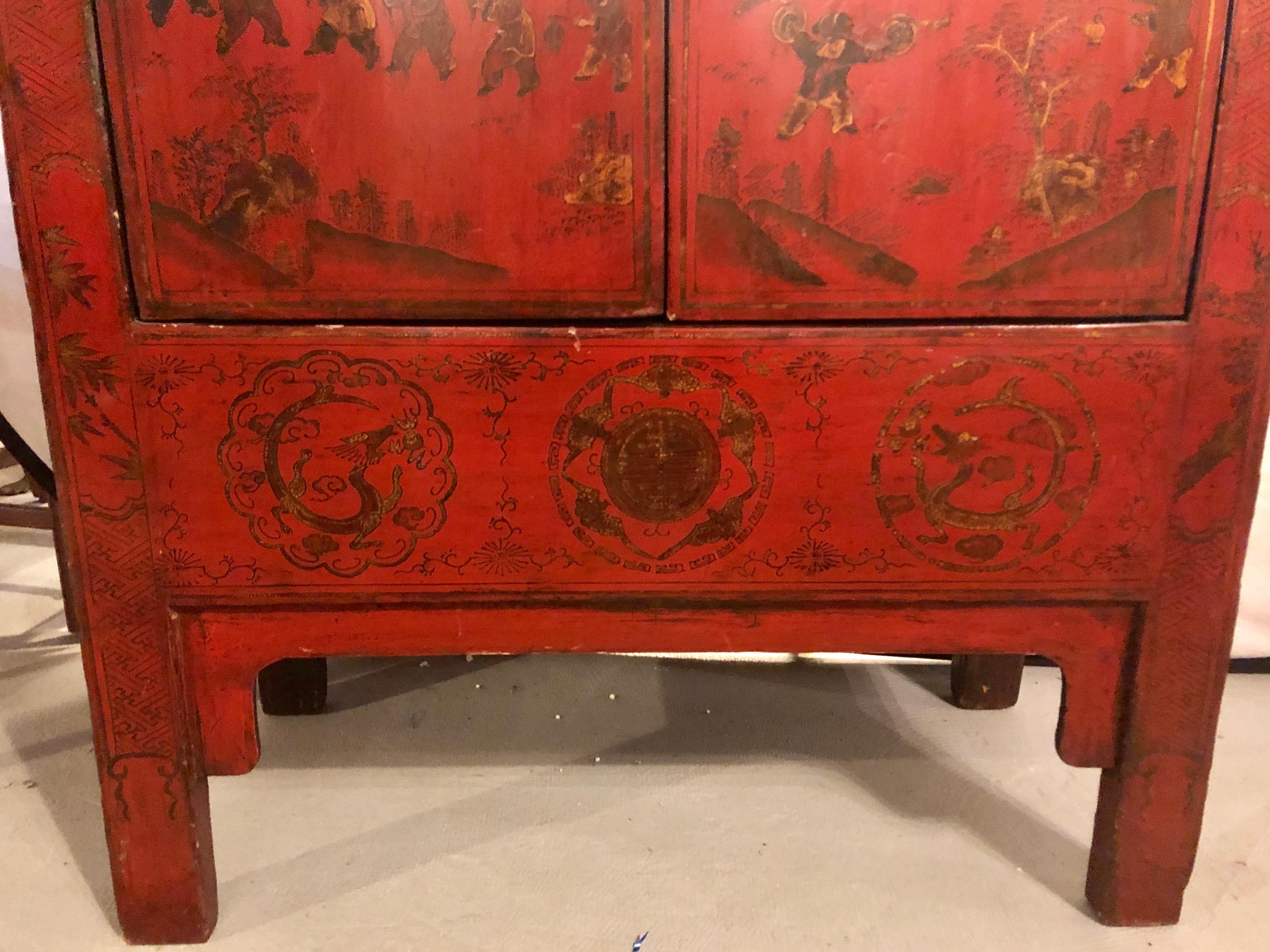 19th Century Chinese Export Two-Door Commode or Cabinet 7