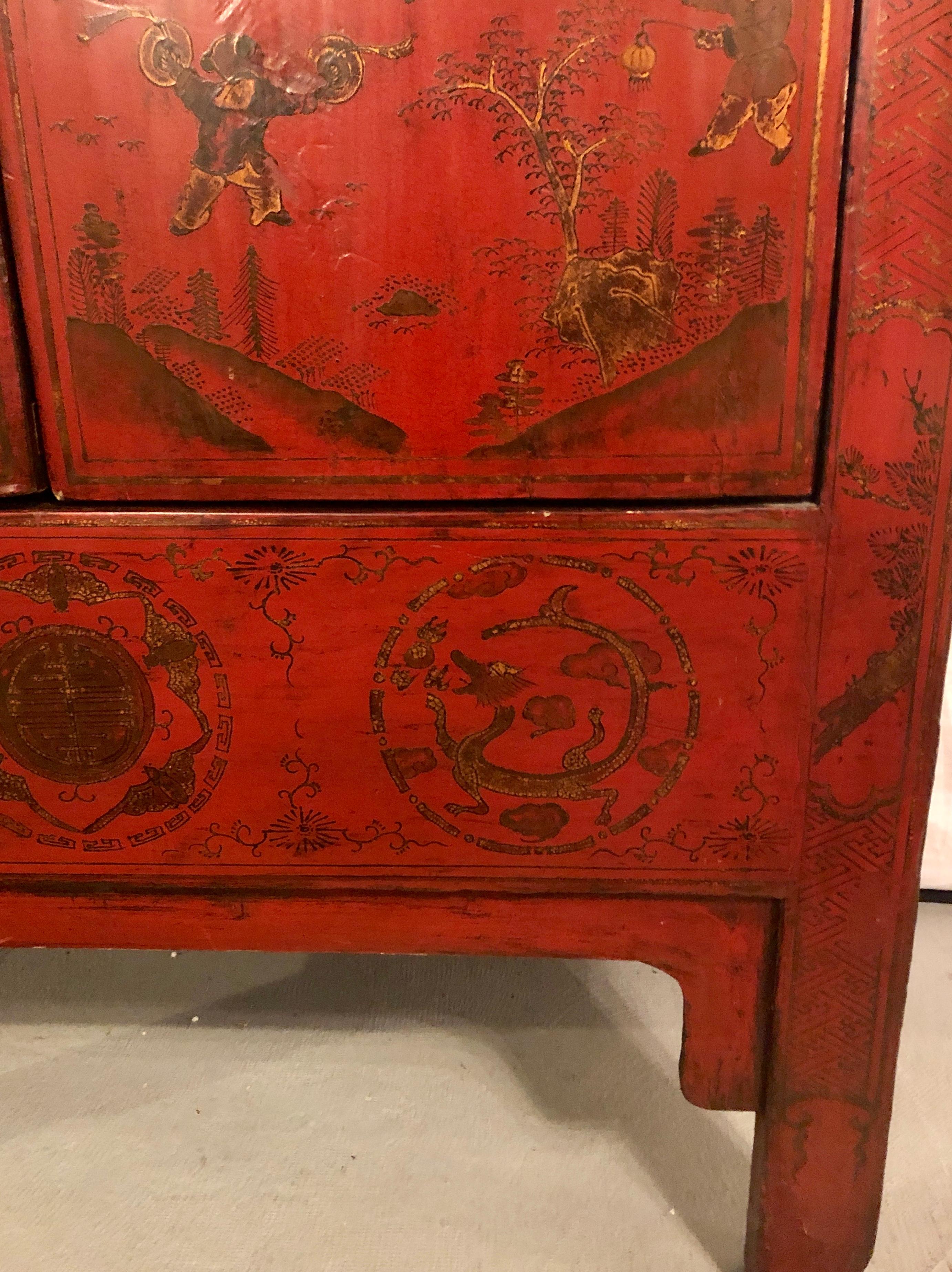 19th Century Chinese Export Two-Door Commode or Cabinet 8