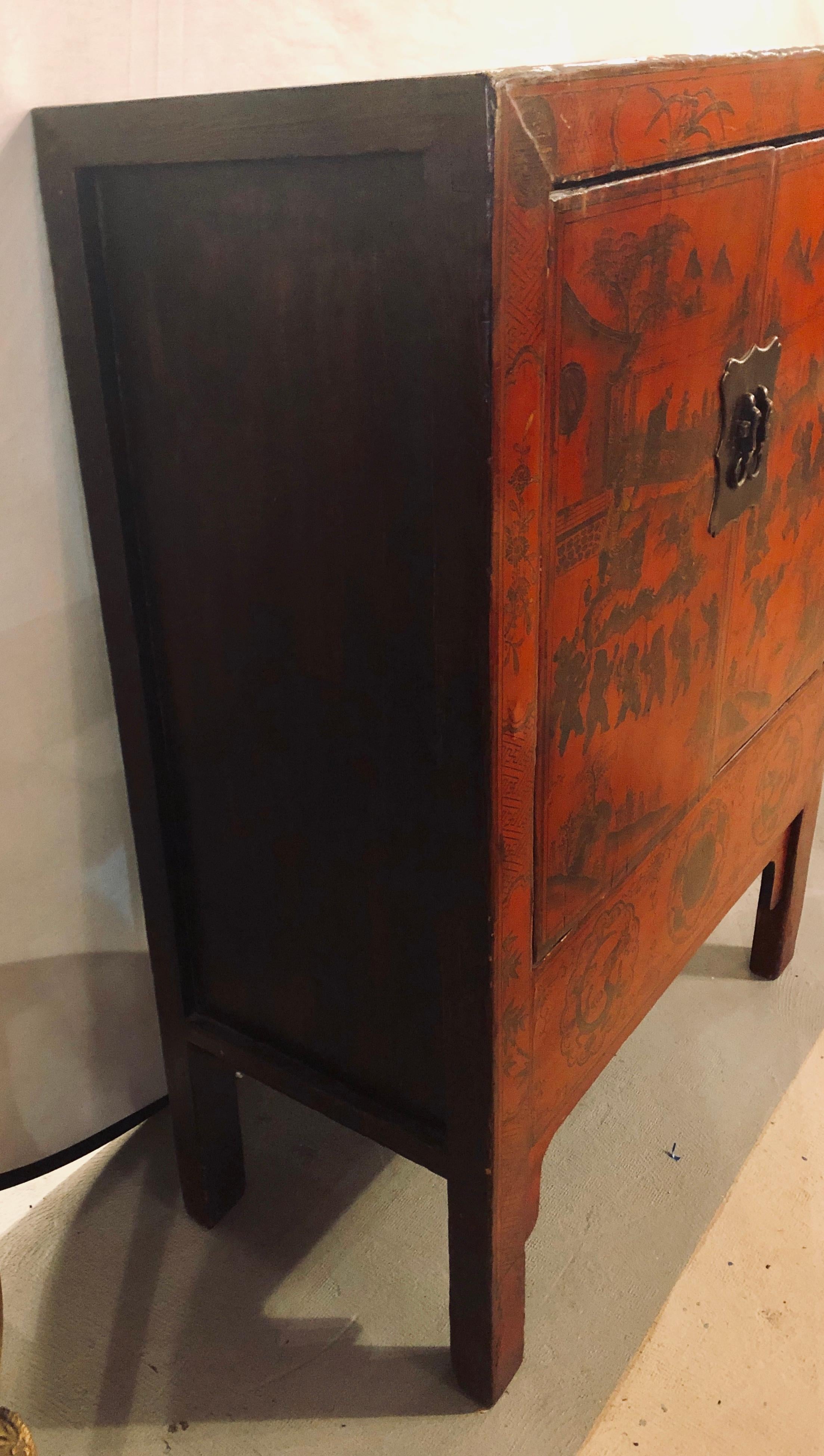 19th Century Chinese Export Two-Door Commode or Cabinet 9