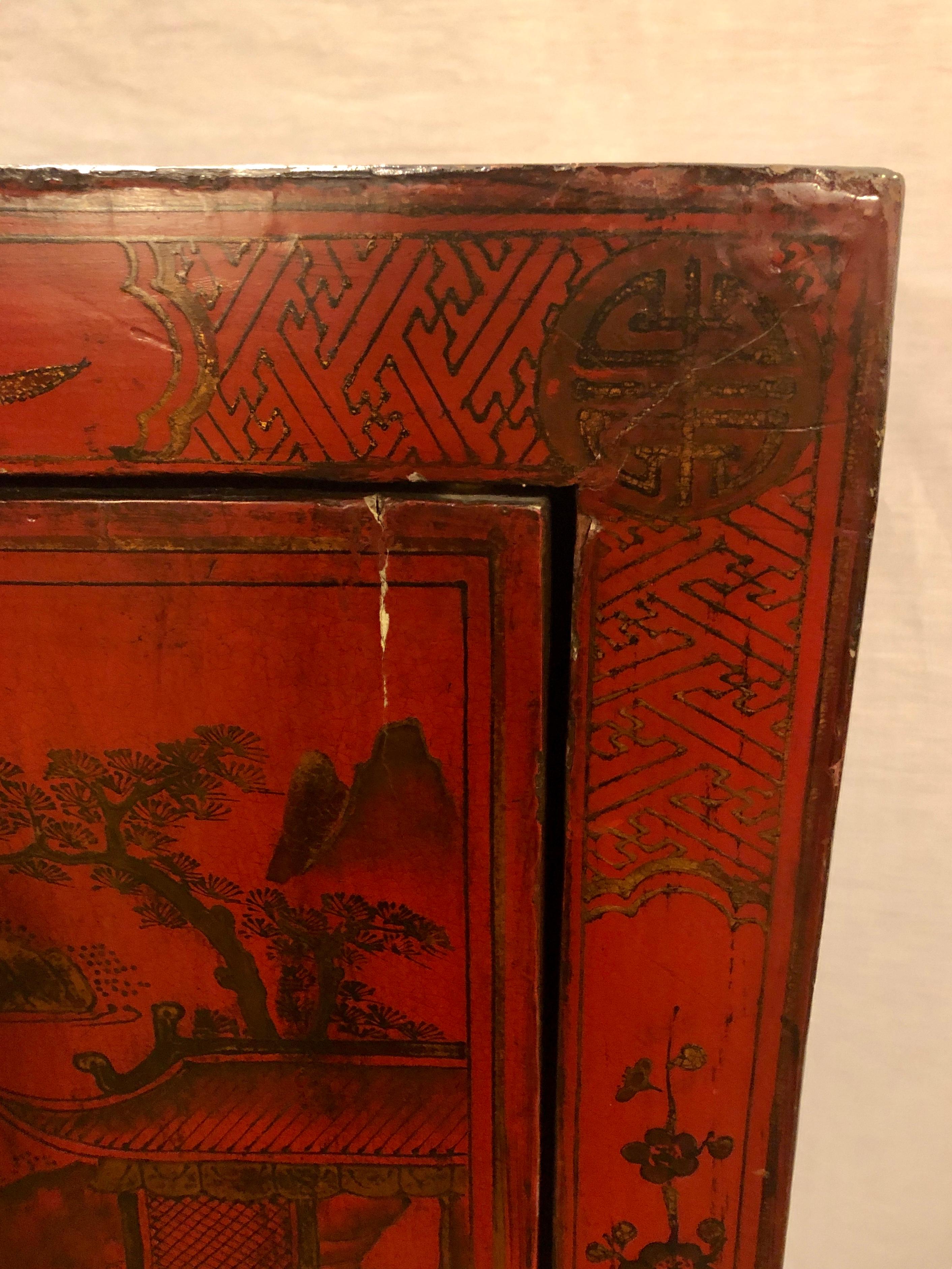 19th Century Chinese Export Two-Door Commode or Cabinet 2