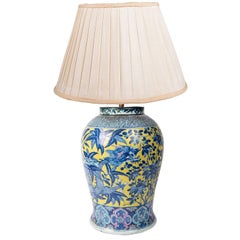 19th Century Chinese Famille Juane Vase or Lamp 19th Century Chinese Famille Juane Vase or Lamp