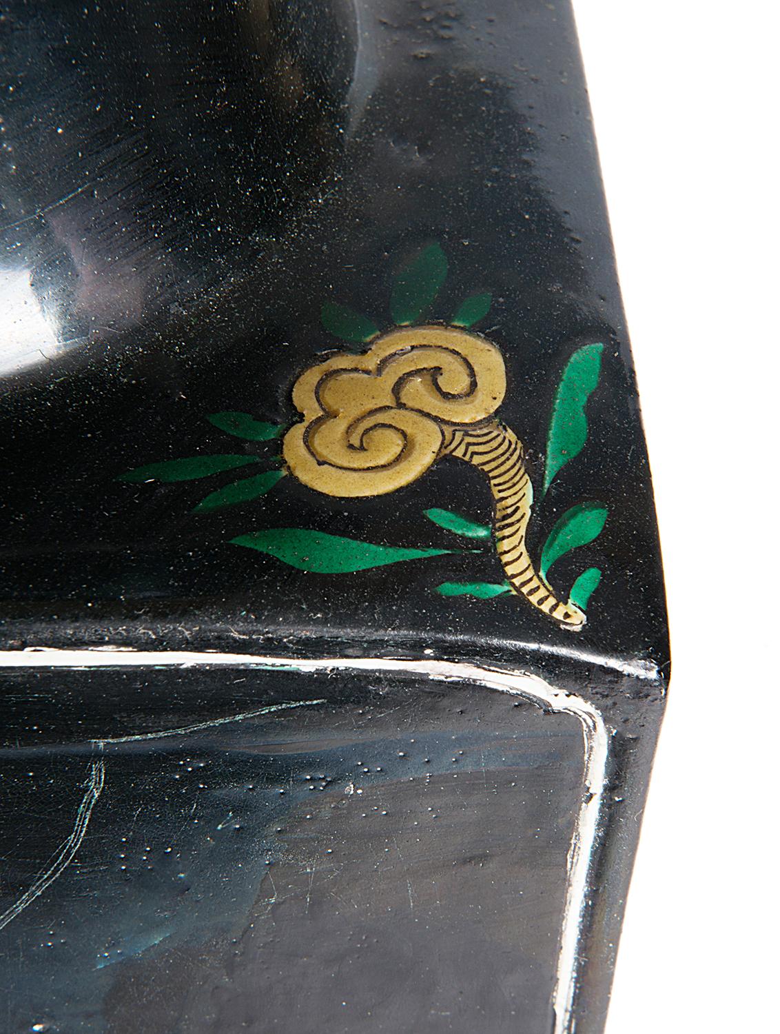 19th Century Chinese Famille Noire Vase 2