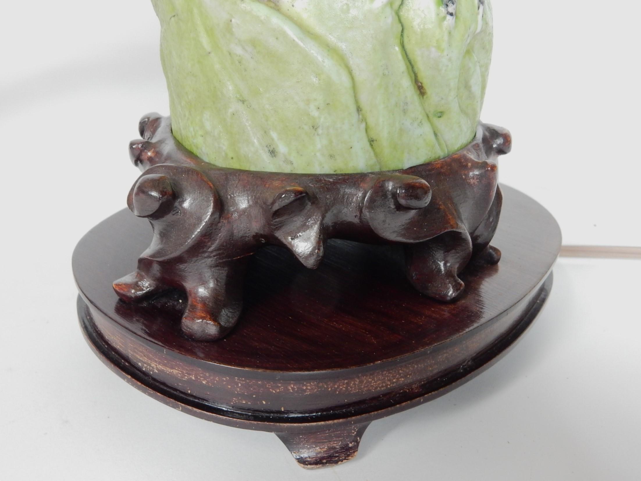 19th Century Chinese Famille Rose Porcelain Peacock Lamps In Fair Condition In Las Vegas, NV