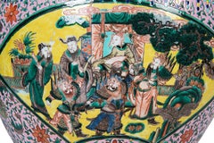 Early 20th Century Chinese Famille Verte Fish Bowl