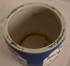 19th Century Chinese Famille Verte Jardinières