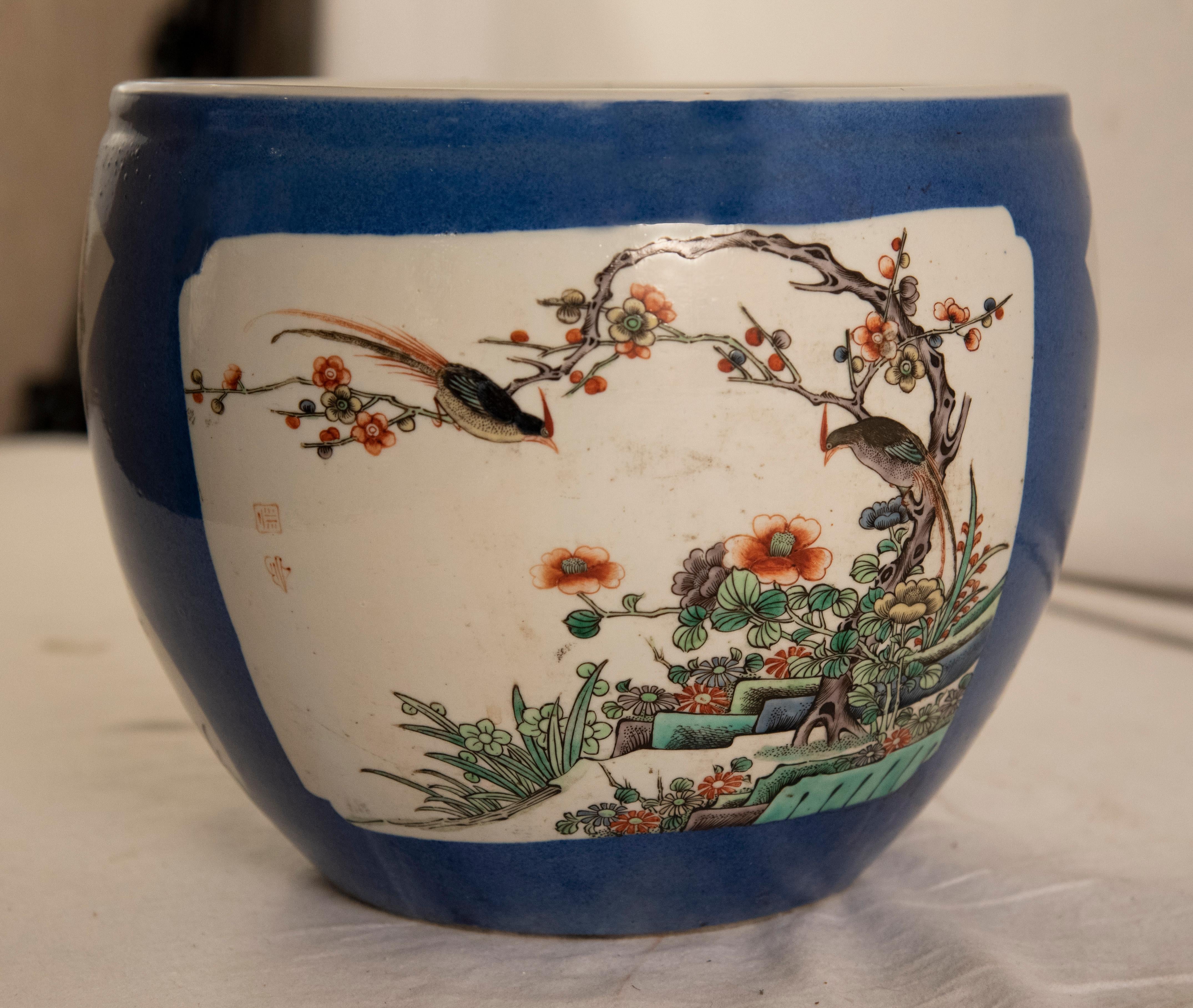 19th Century Chinese Famille Verte Jardinières For Sale 4