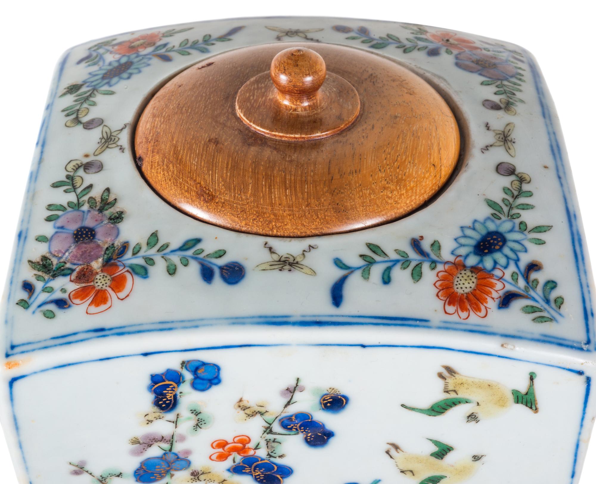 Chinesische Famille-Verte-Vase oder Lampe aus dem 19. Jahrhundert, um 1880 (Handbemalt) im Angebot