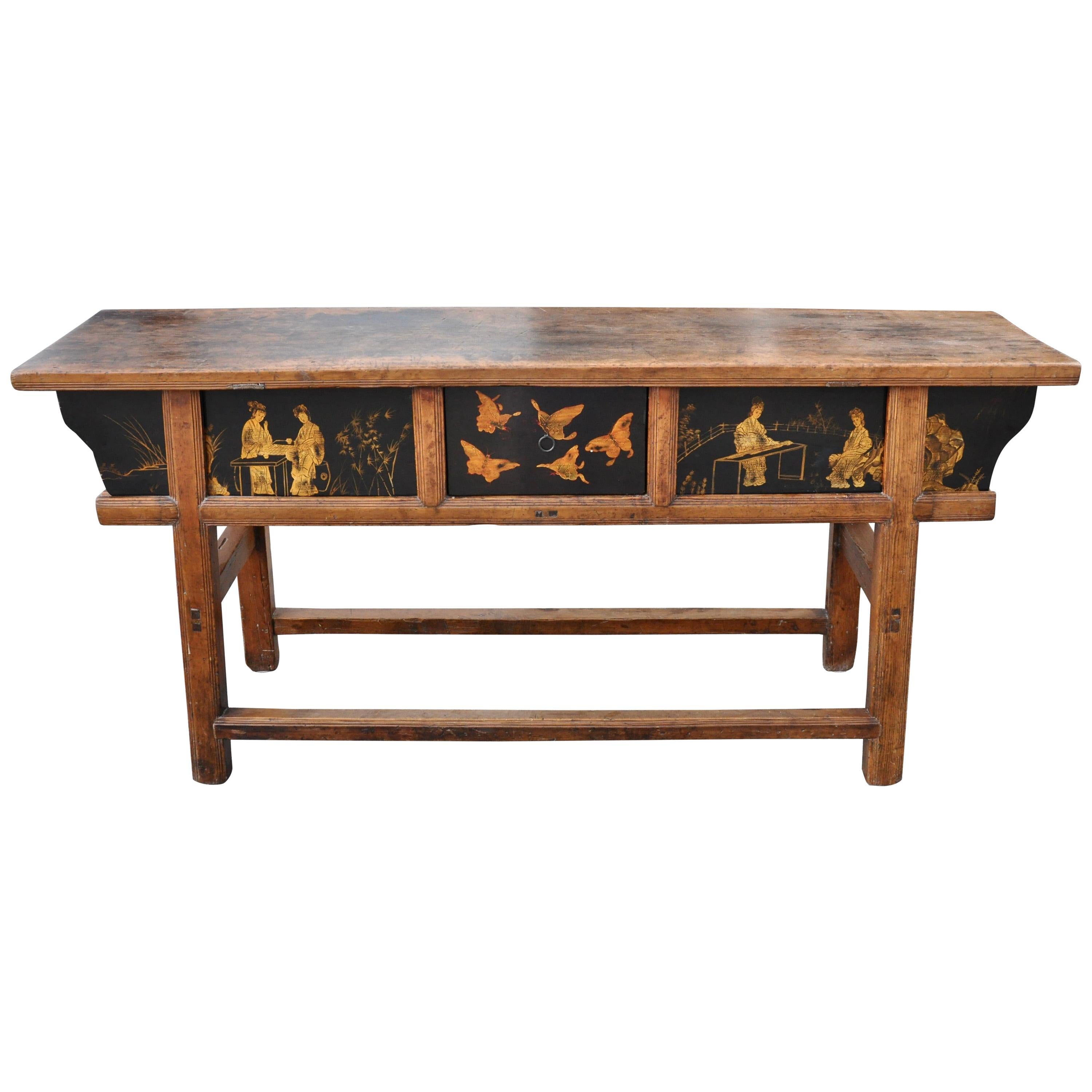 19th Century Chinese Farm Altar Table or Dongbei