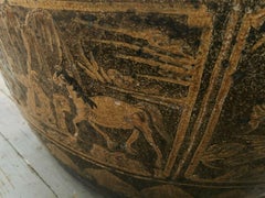 19th Century Chinese Fish Bowl Oval Decorative Planter