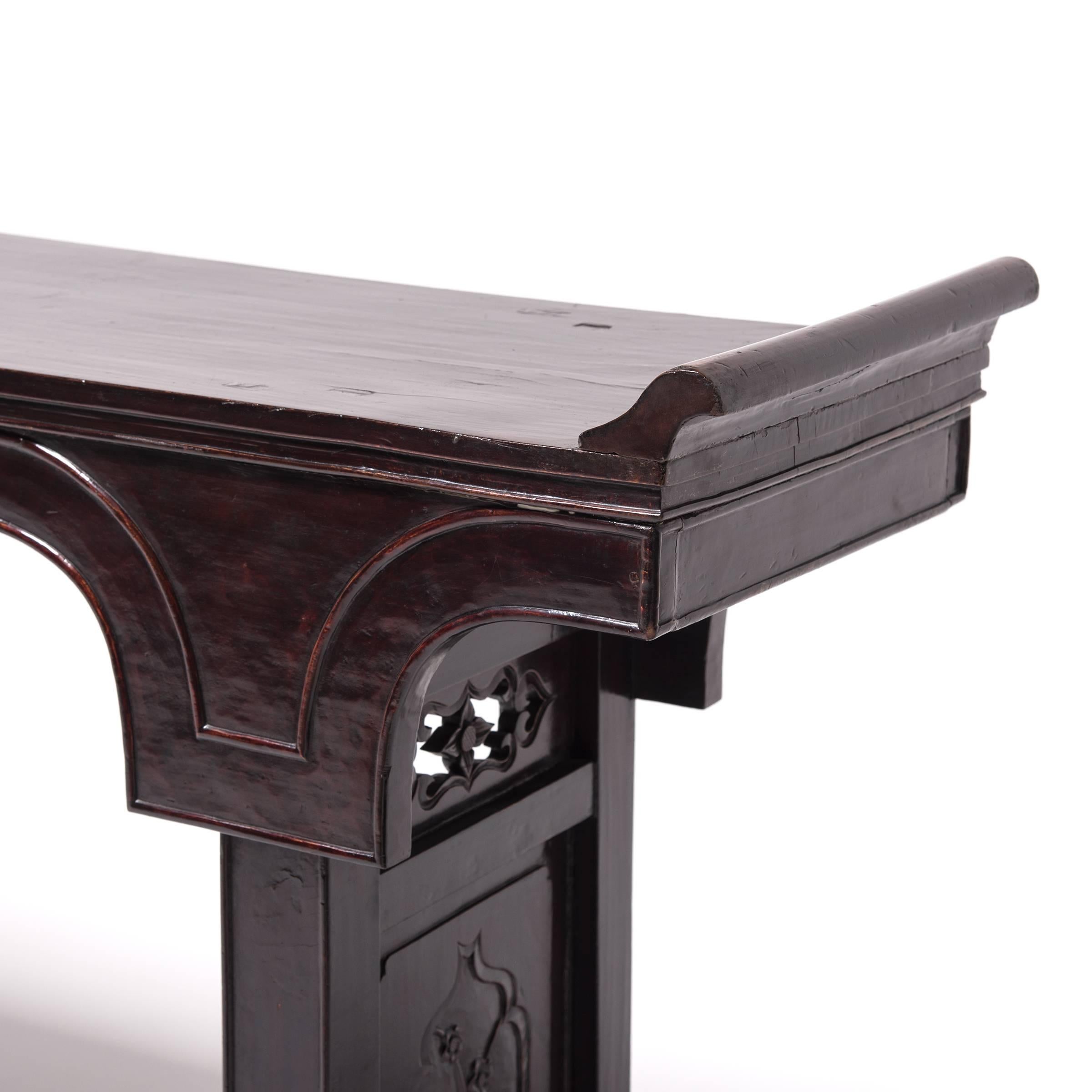 19th Century Chinese Flanked Altar Table 1